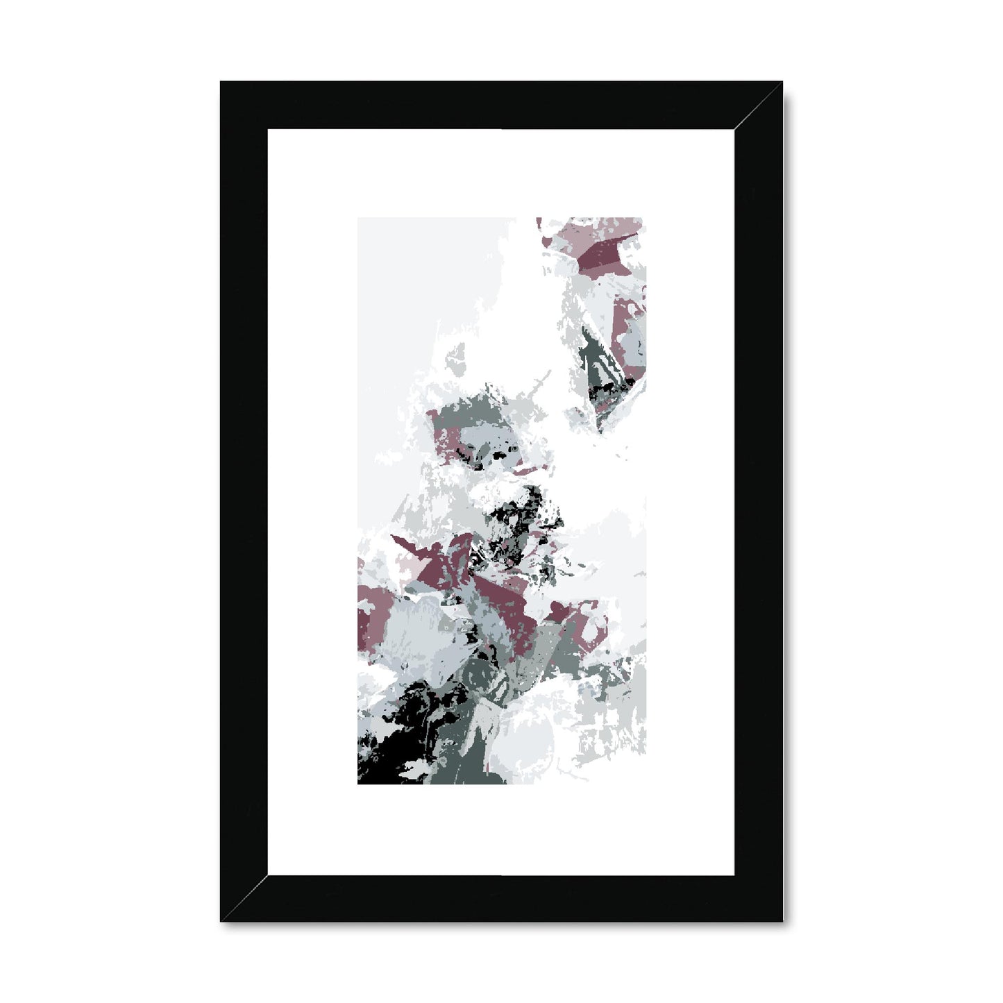 Framed Graphic Art Print, fpv-1210-7694, 8"x12", Black Frame