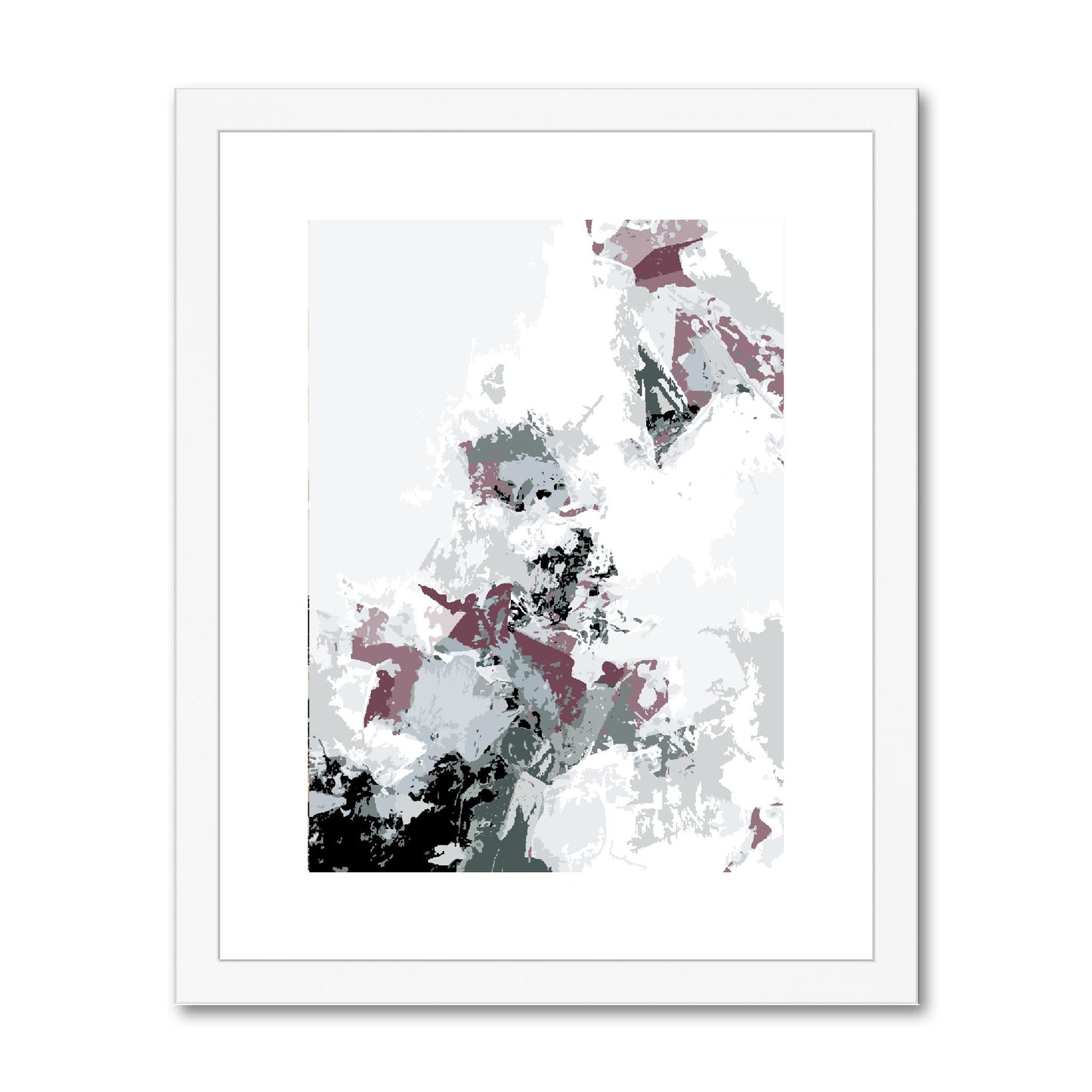 Framed Graphic Art Print, fpv-1210-7694, 11"x14", White Frame
