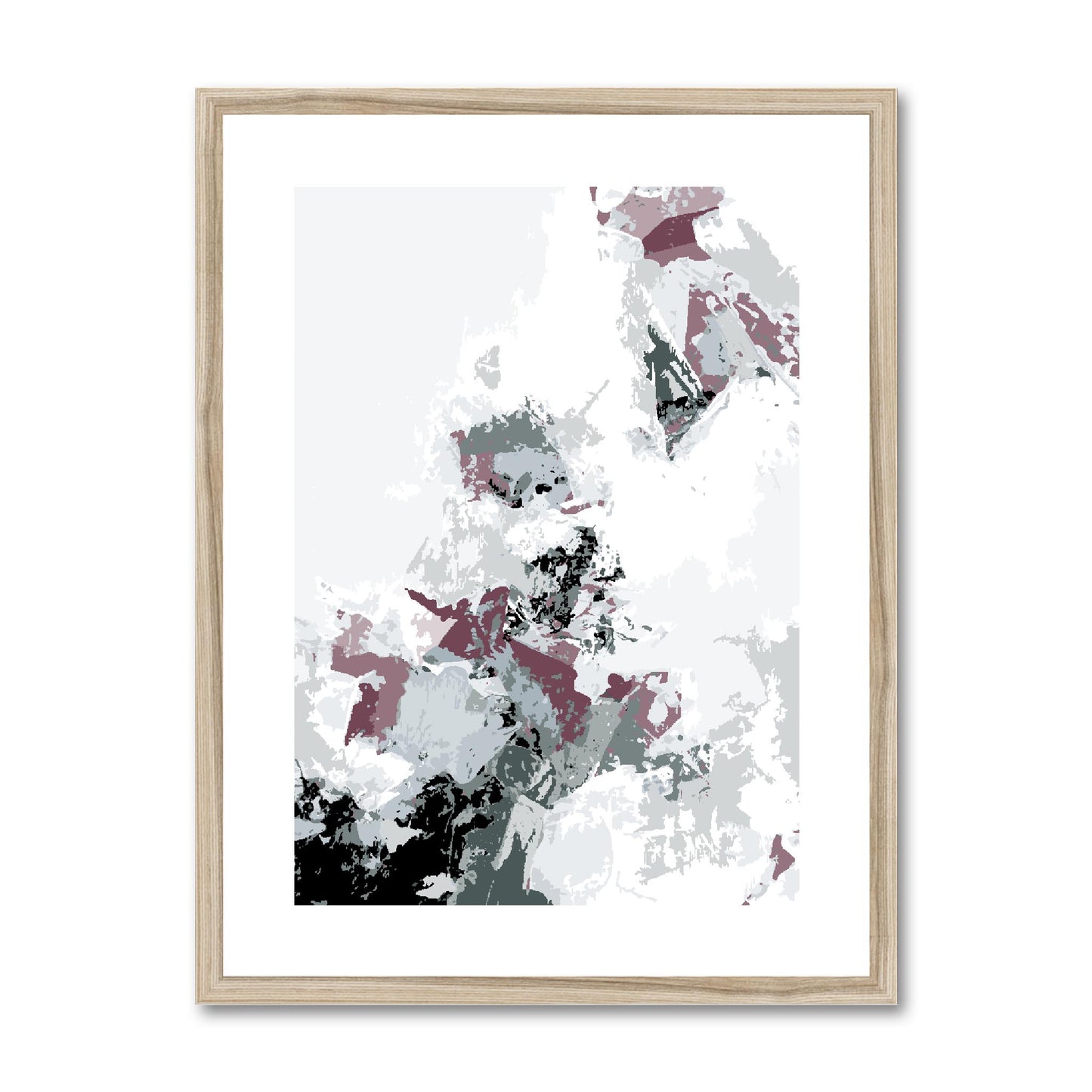 Framed Graphic Art Print, fpv-1210-7694, 18"x24", Natural Frame