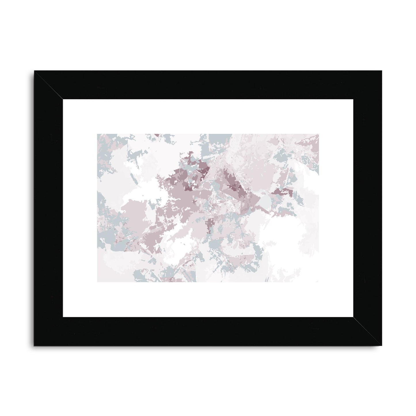 Framed Graphic Art Print, fph-1210-7698, 8"x6", Black Frame