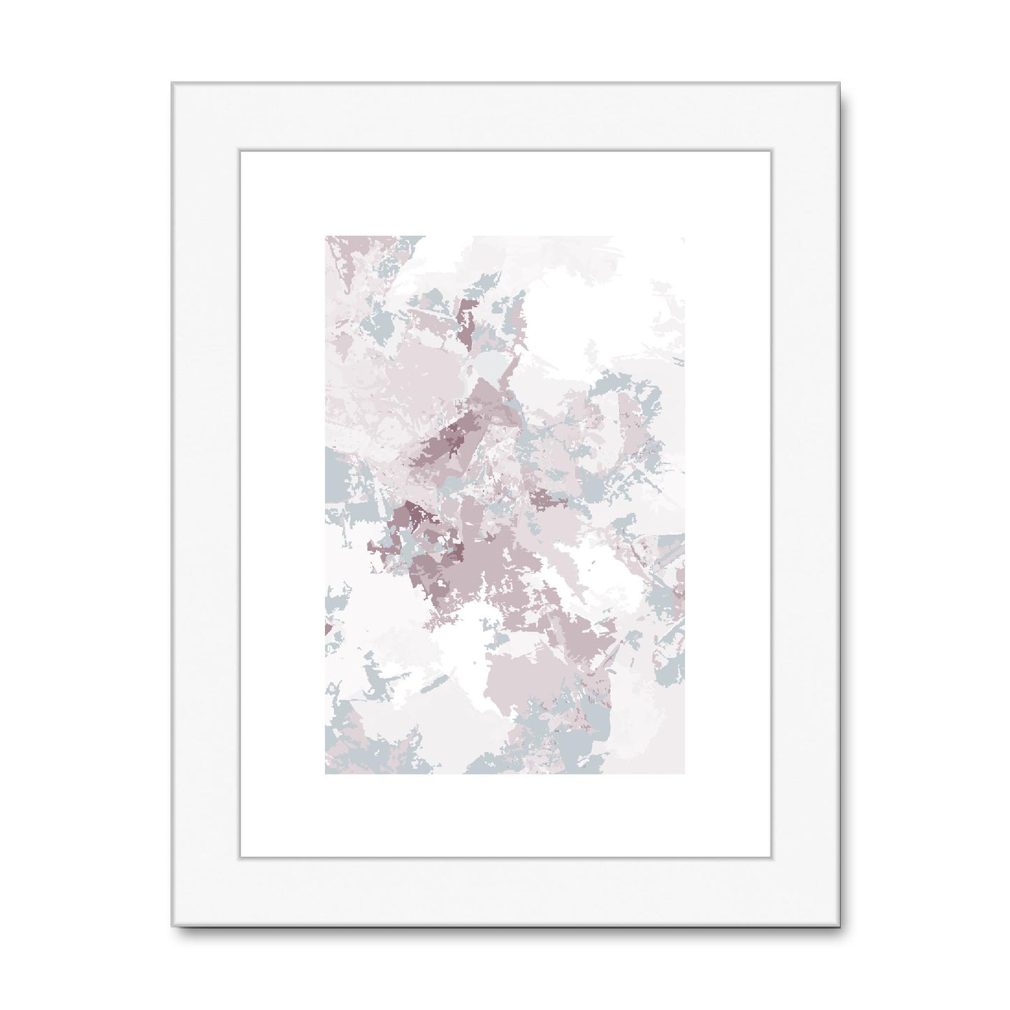 Framed Graphic Art Print, fpv-1210-7698, 6"x8", White Frame