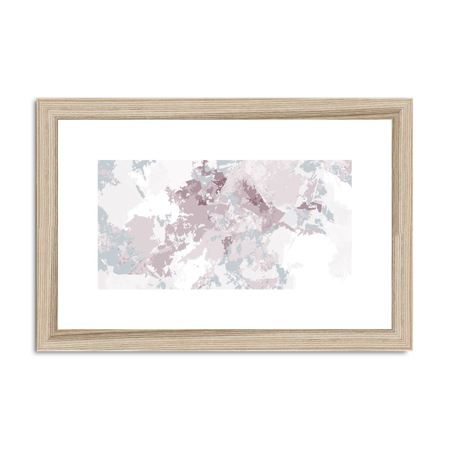 Framed Graphic Art Print, fph-1210-7698, 12"x8", Natural Frame