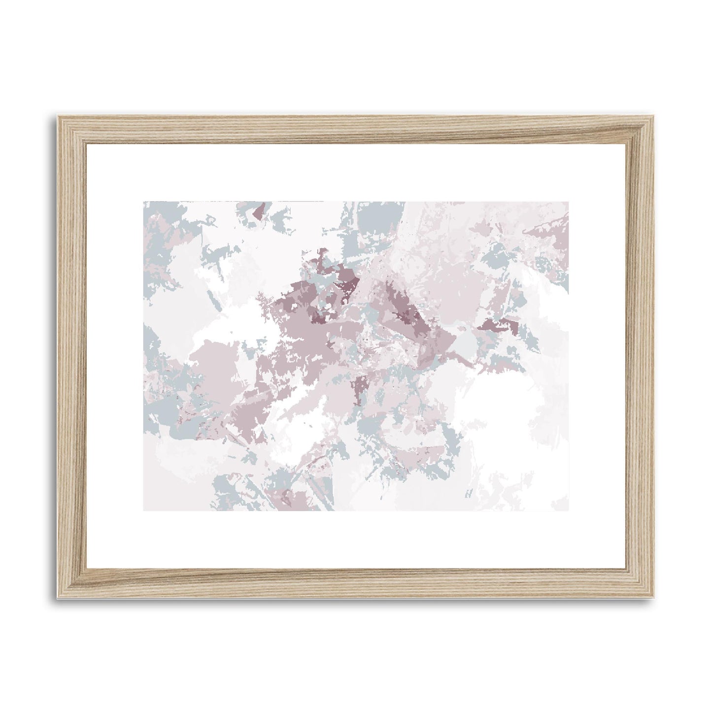 Framed Graphic Art Print, fph-1210-7698, 14"x11", Natural Frame