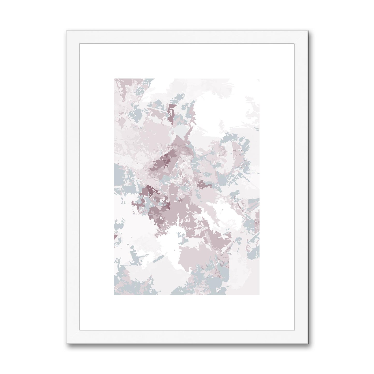 Framed Graphic Art Print, fpv-1210-7698, 12"x16", White Frame