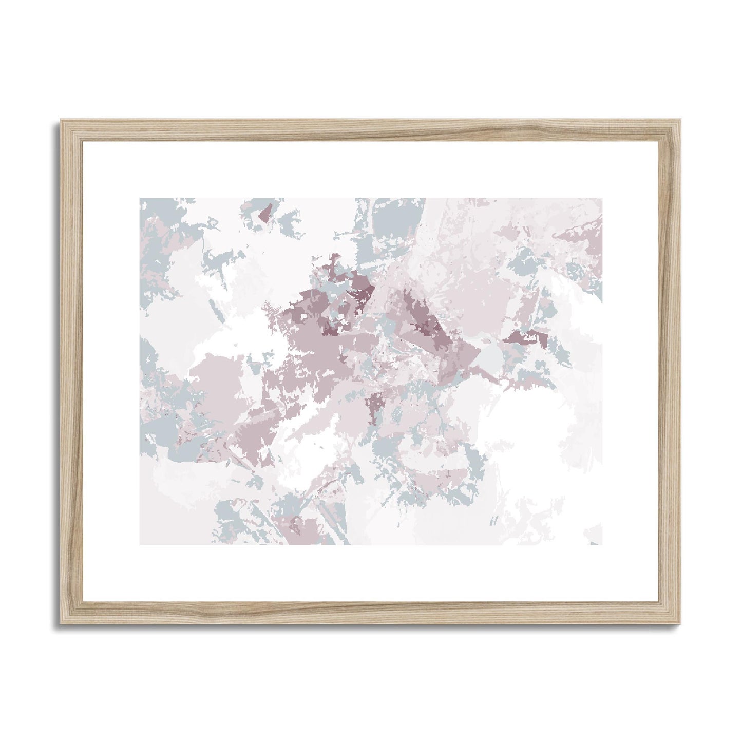 Framed Graphic Art Print, fph-1210-7698, 20"x16", Natural Frame