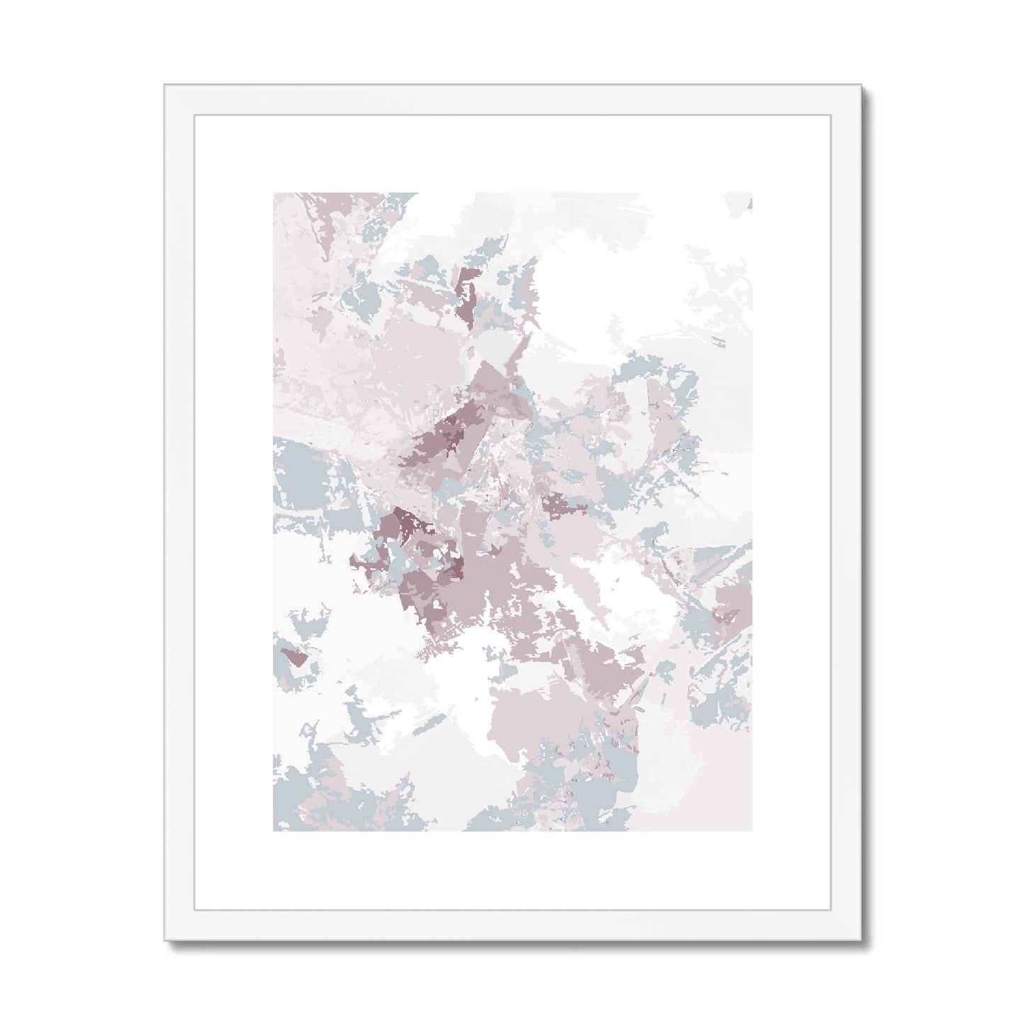 Framed Graphic Art Print, fpv-1210-7698, 16"x20", White Frame