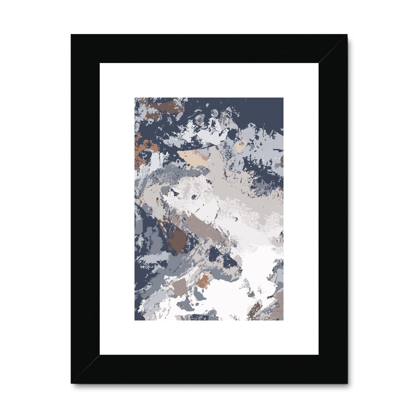 Framed Graphic Art Print, fpv-1220-7689, 6"x8", Black Frame