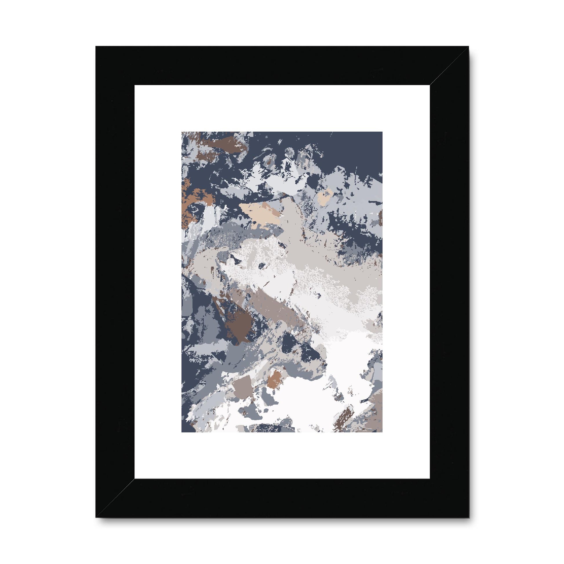 Framed Graphic Art Print, fpv-1220-7689, 6"x8", Black Frame