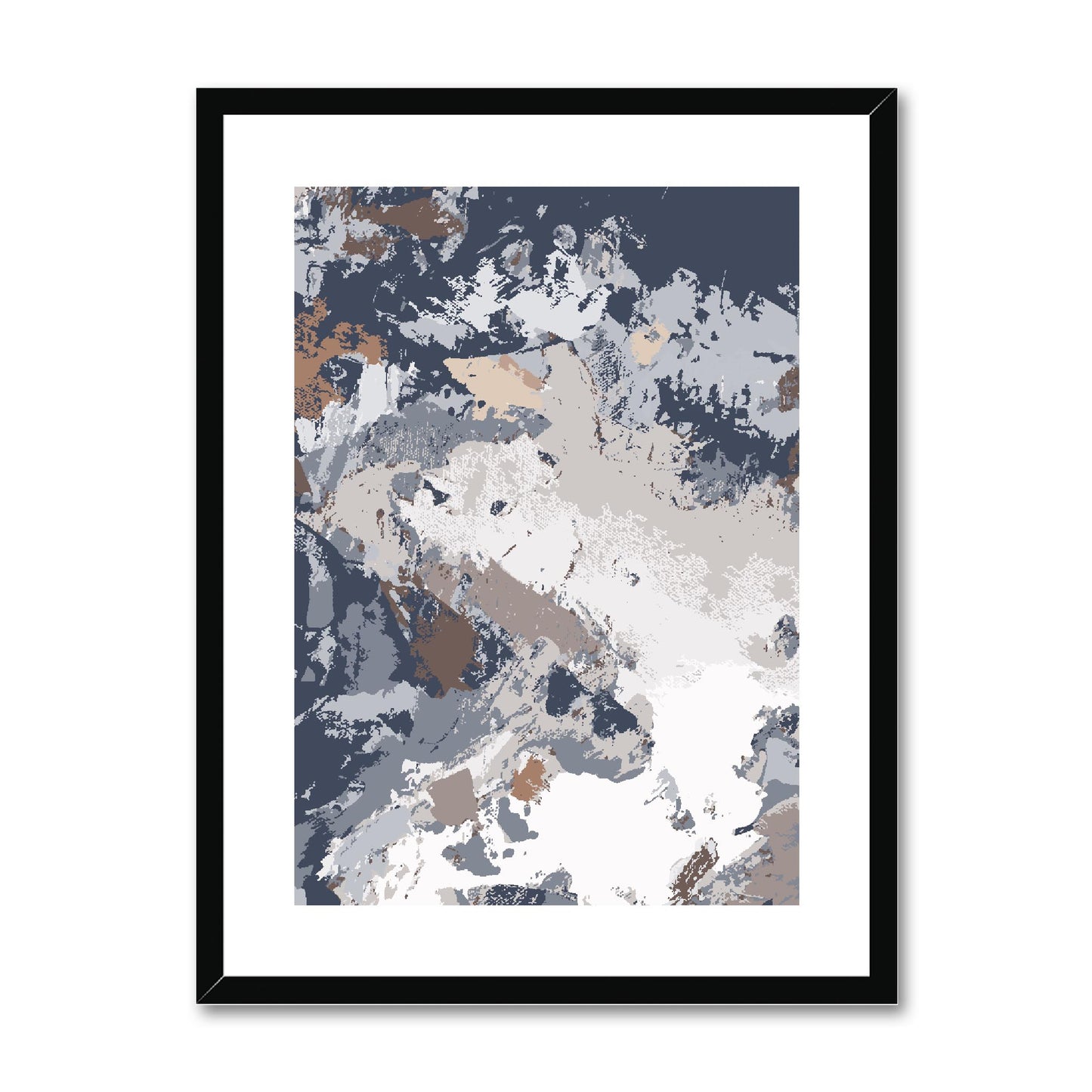 Framed Graphic Art Print, fpv-1220-7689, 18"x24", Black Frame