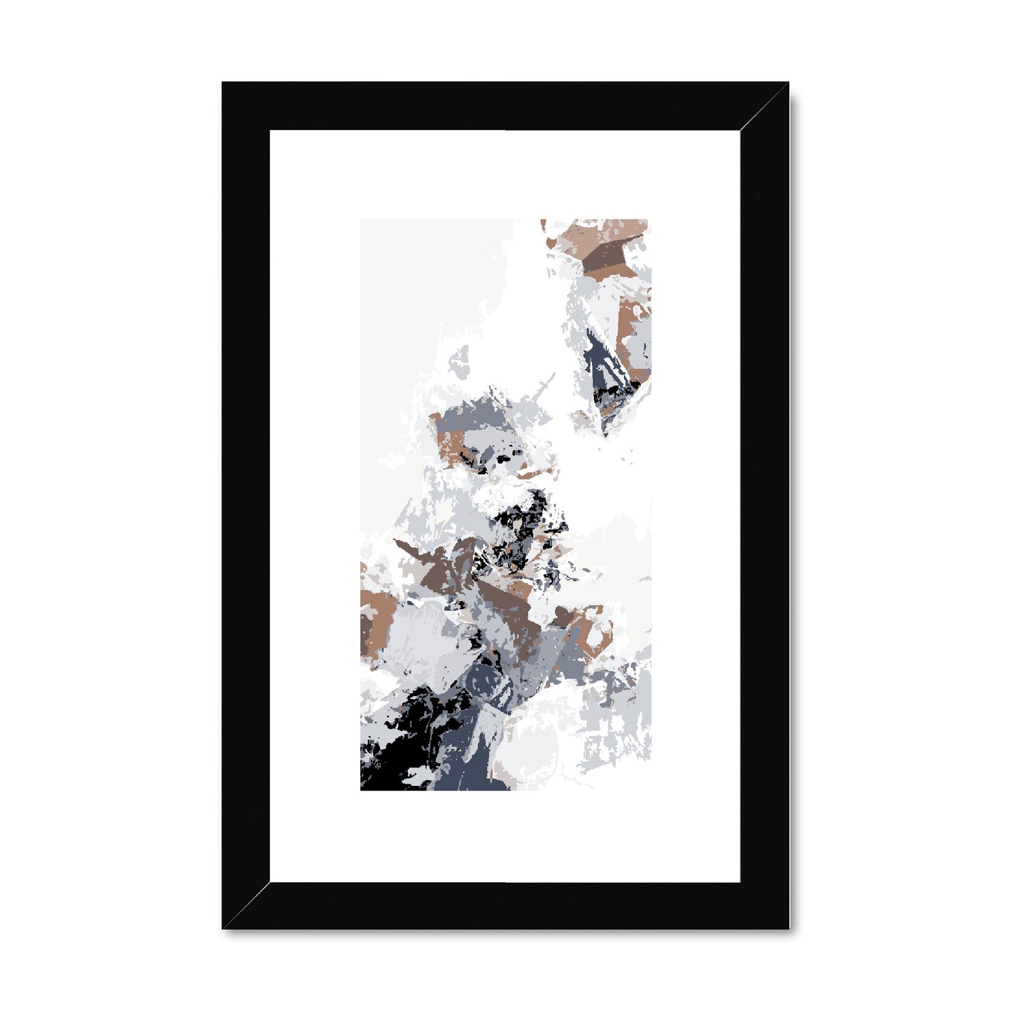 Framed Graphic Art Print, fpv-1220-7694, 8"x12", Black Frame