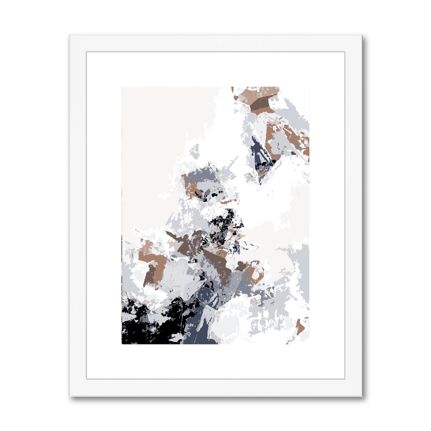 Framed Graphic Art Print, fpv-1220-7694, 11"x14", White Frame