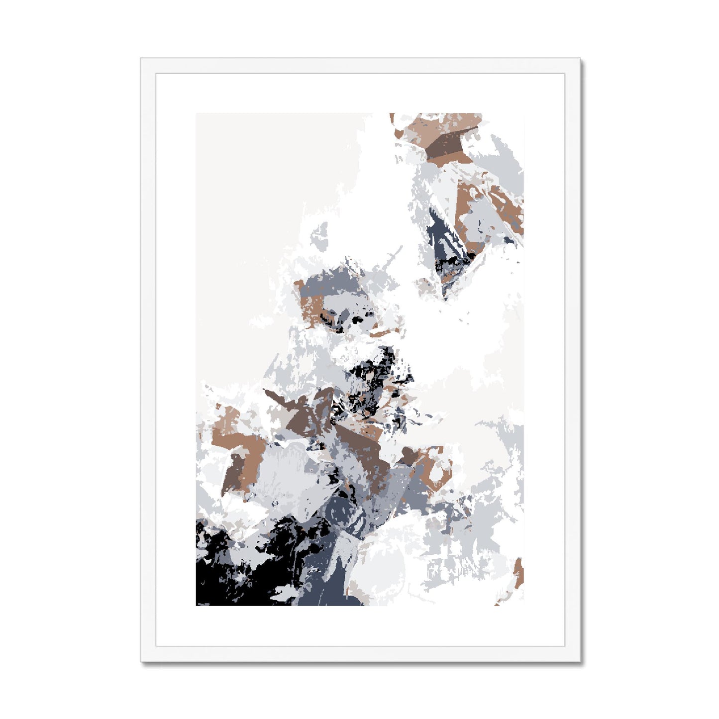 Framed Graphic Art Print, fpv-1220-7694, 20"x28", White Frame