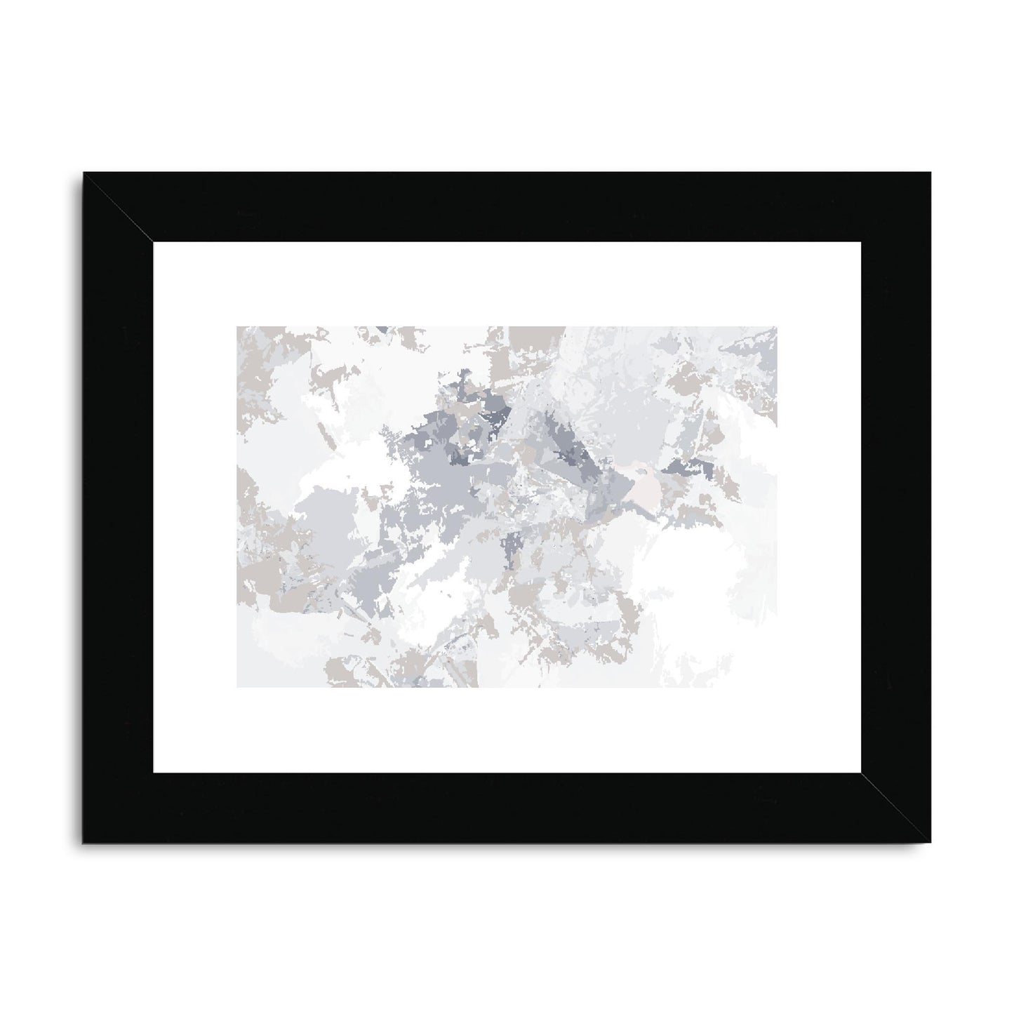 Framed Graphic Art Print, fph-1220-7698, 8"x6", Black Frame
