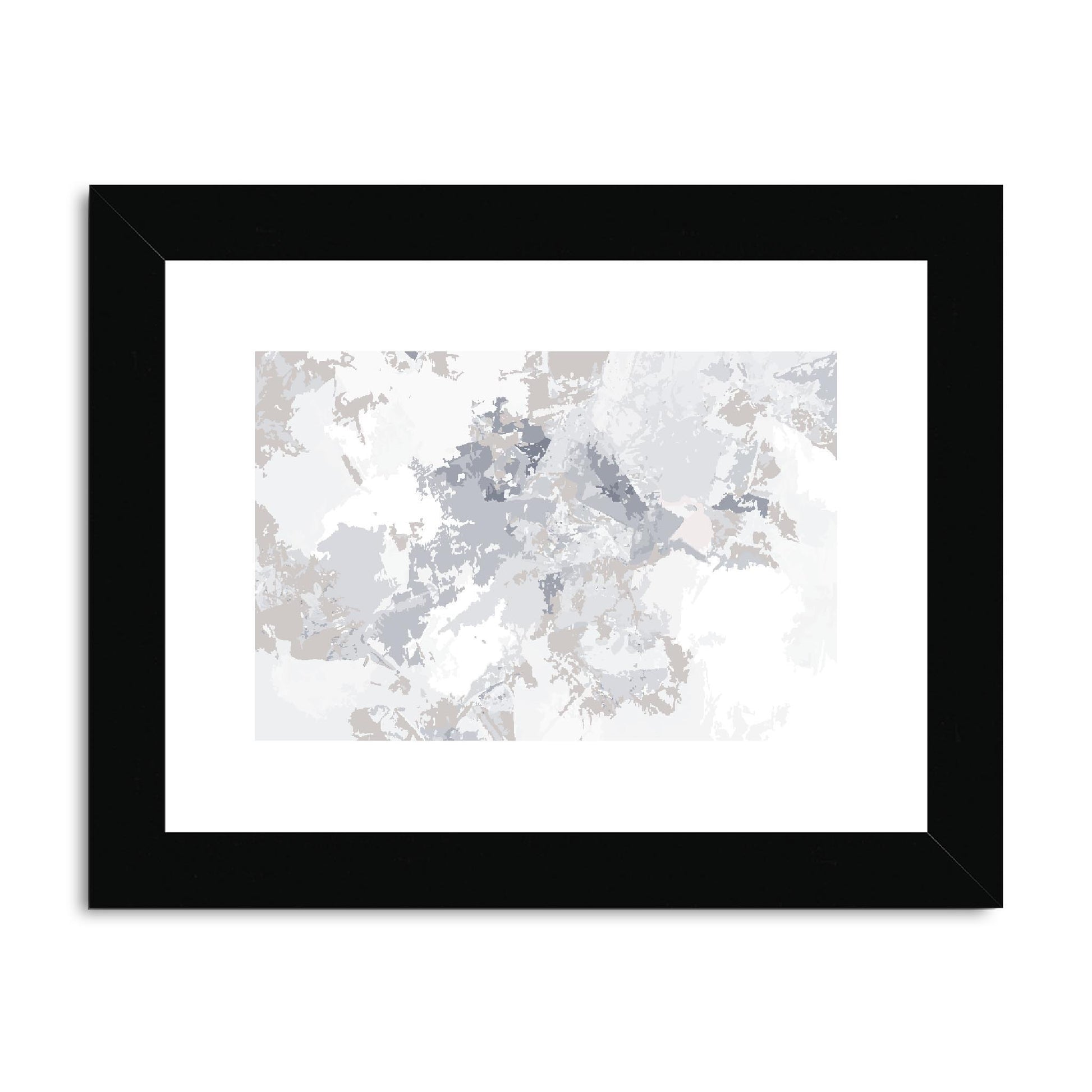 Framed Graphic Art Print, fph-1220-7698, 8"x6", Black Frame