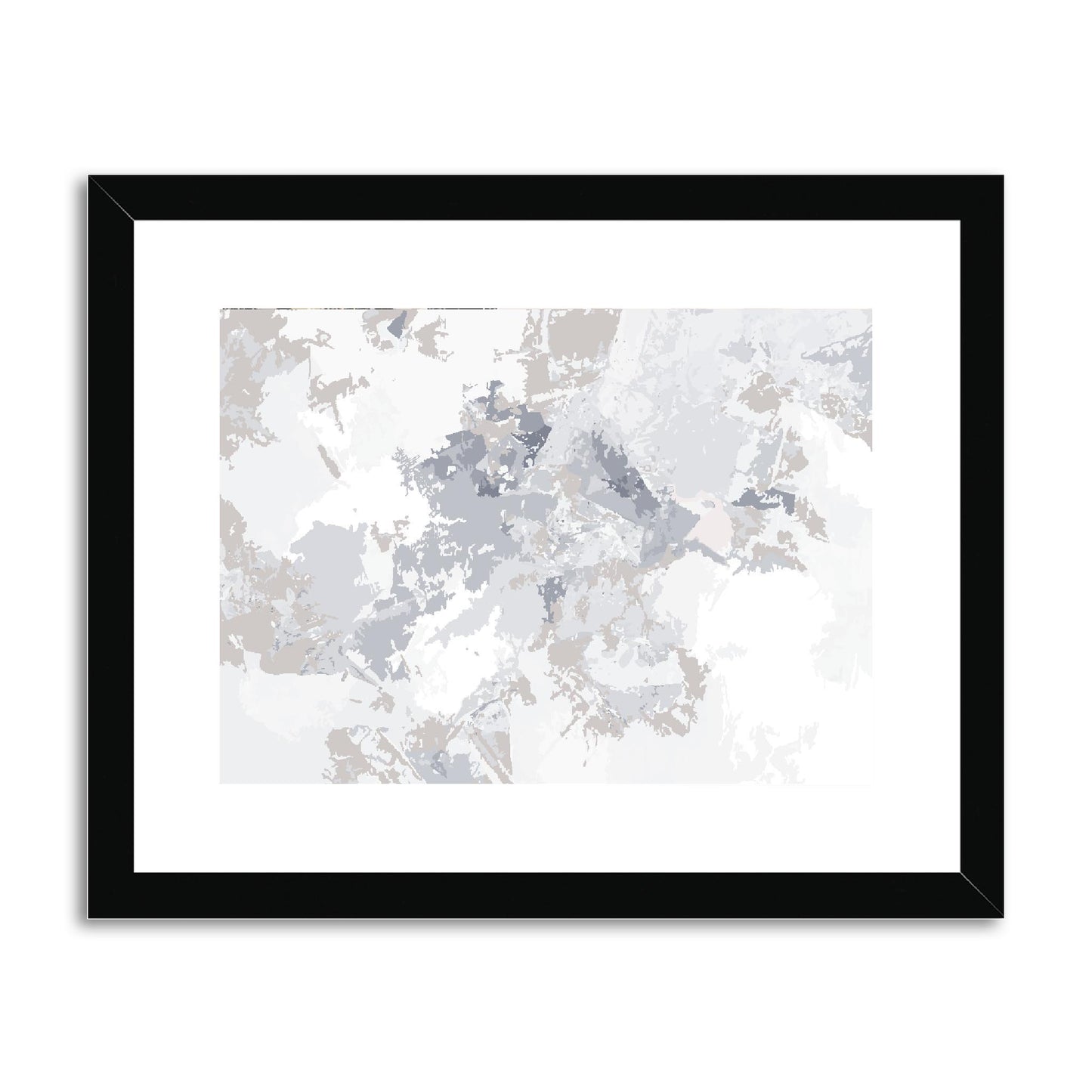 Framed Graphic Art Print, fph-1220-7698, 14"x11", Black Frame