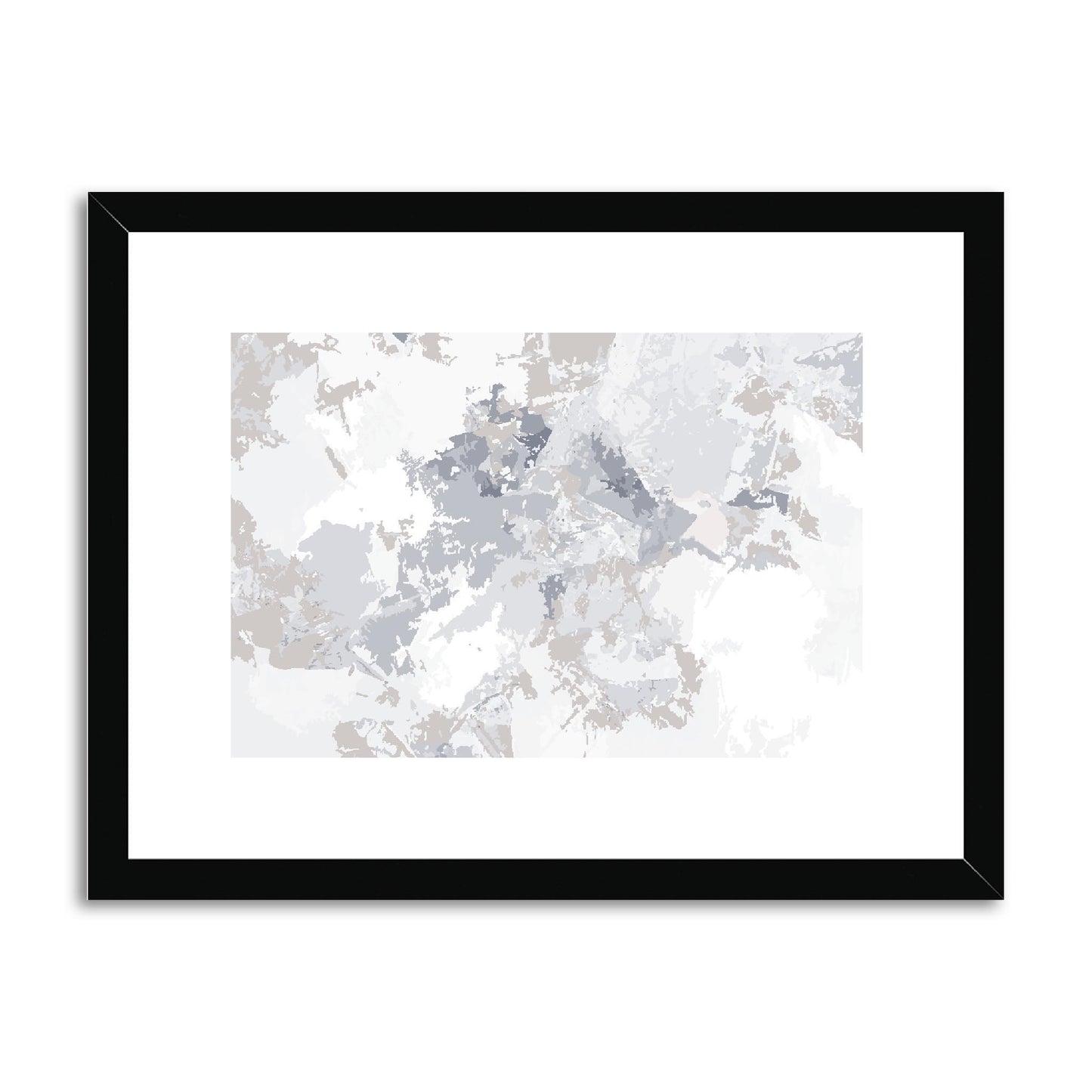 Framed Graphic Art Print, fph-1220-7698, 16"x12", Black Frame