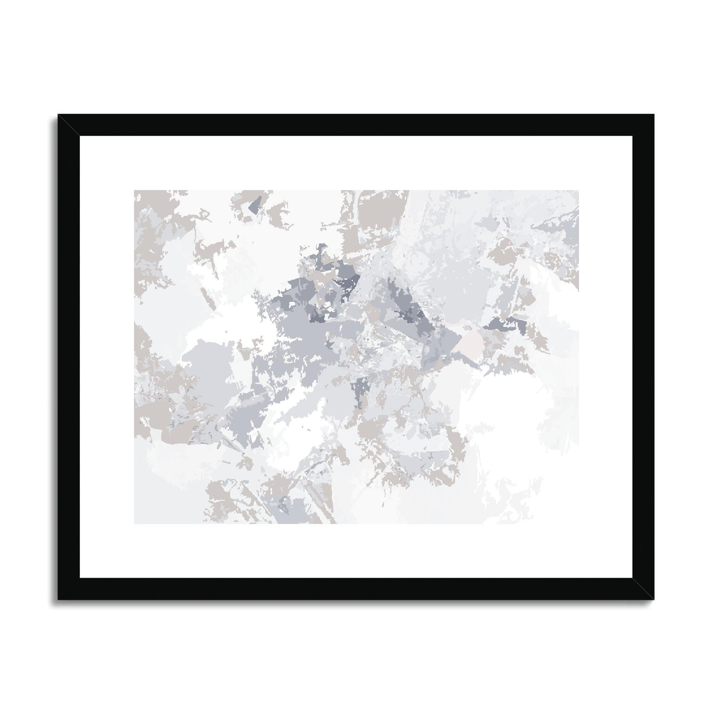 Framed Graphic Art Print, fph-1220-7698, 20"x16", Black Frame