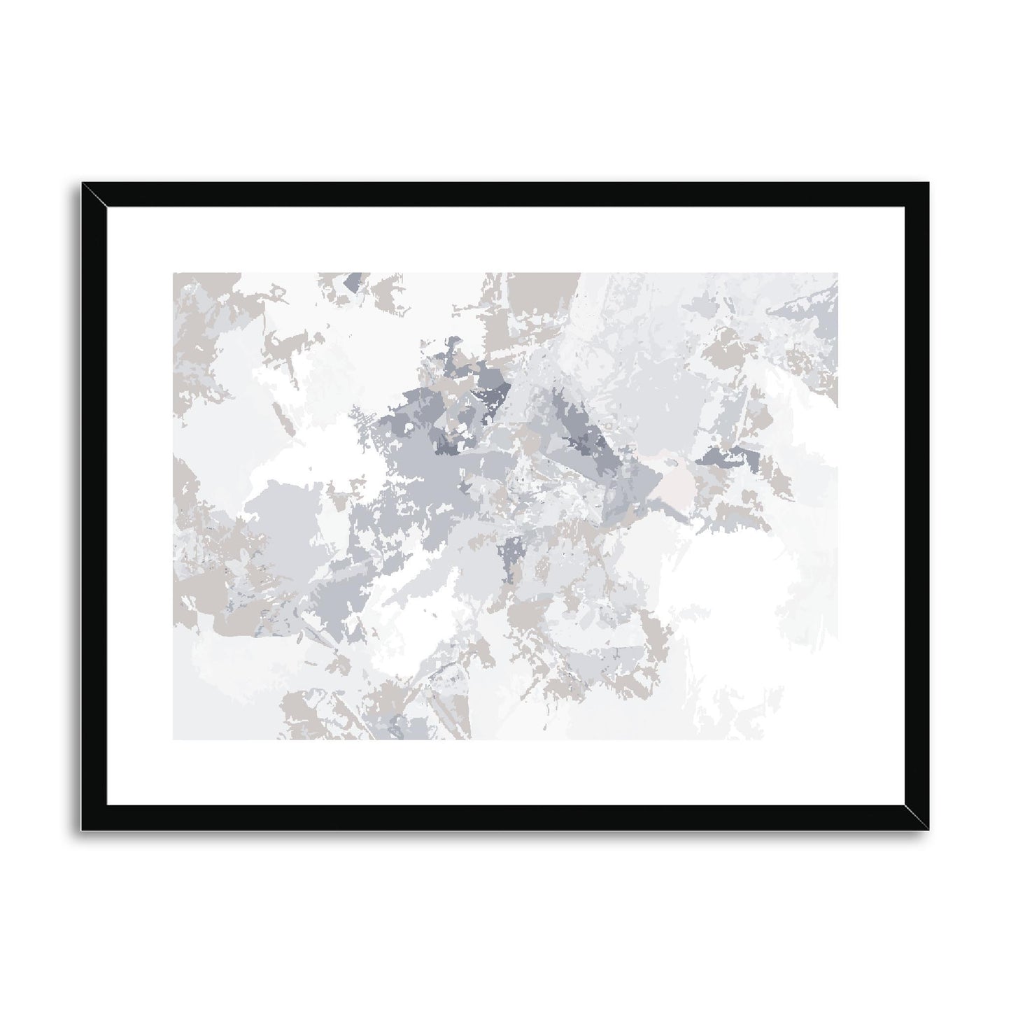Framed Graphic Art Print, fph-1220-7698, 24"x18", Black Frame