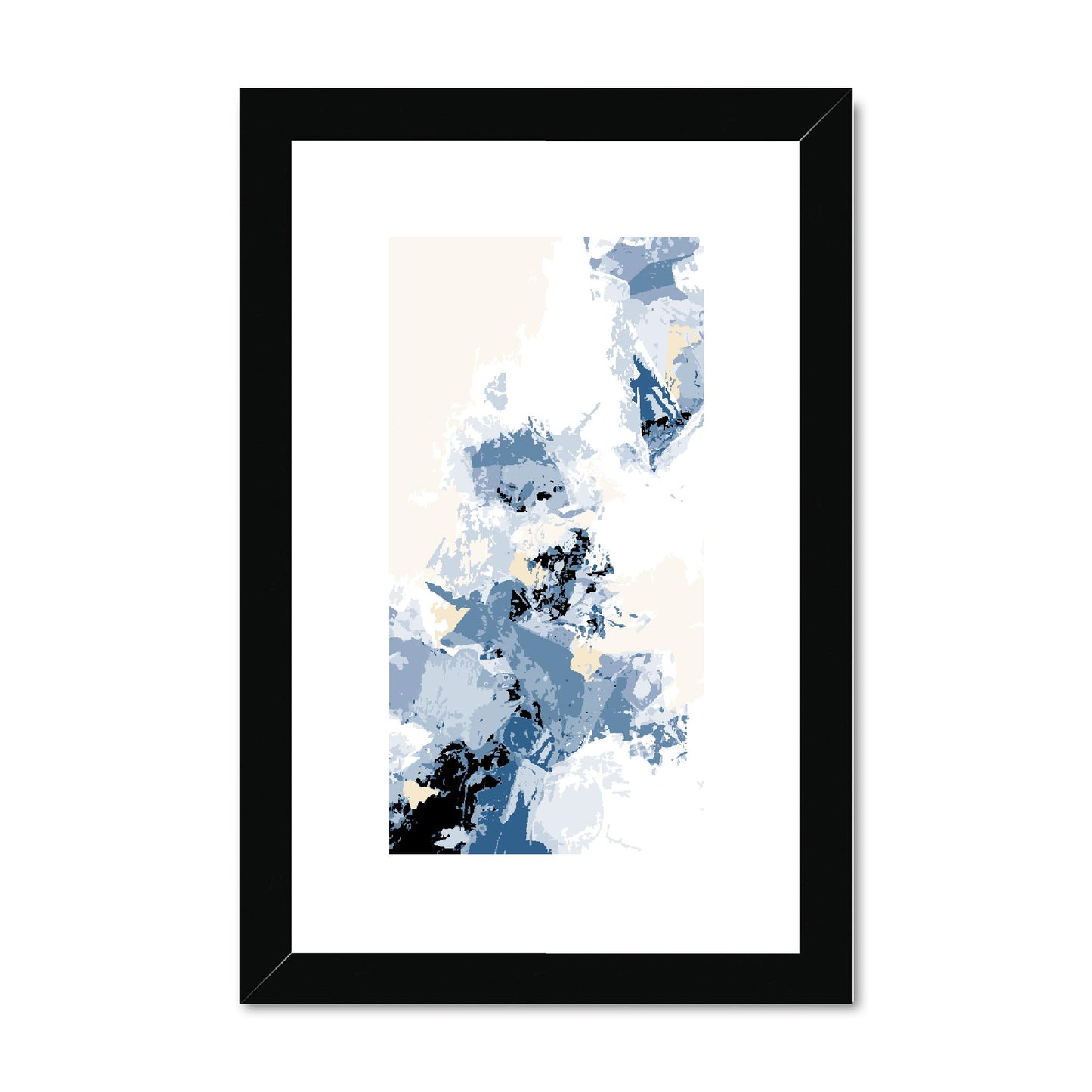 Framed Graphic Art Print, fpv-1230-7694, 8"x12", Black Frame