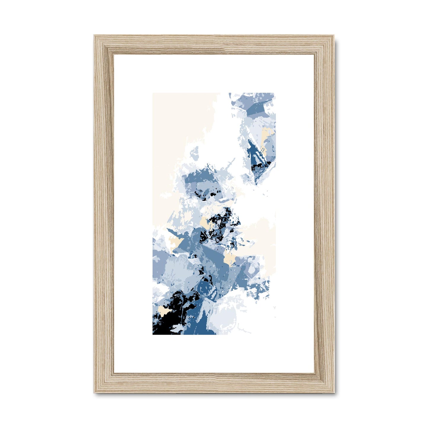 Framed Graphic Art Print, fpv-1230-7694, 8"x12", Natural Frame