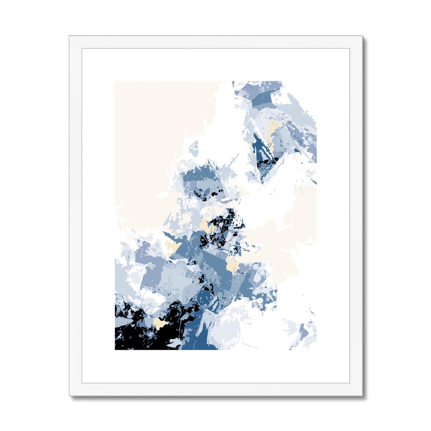 Framed Graphic Art Print, fpv-1230-7694, 16"x20", White Frame