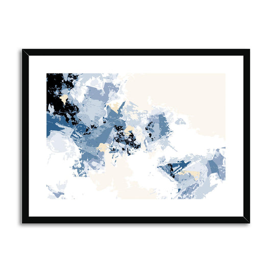 Framed Graphic Art Print, fph-1230-7694, 24"x18", Black Frame