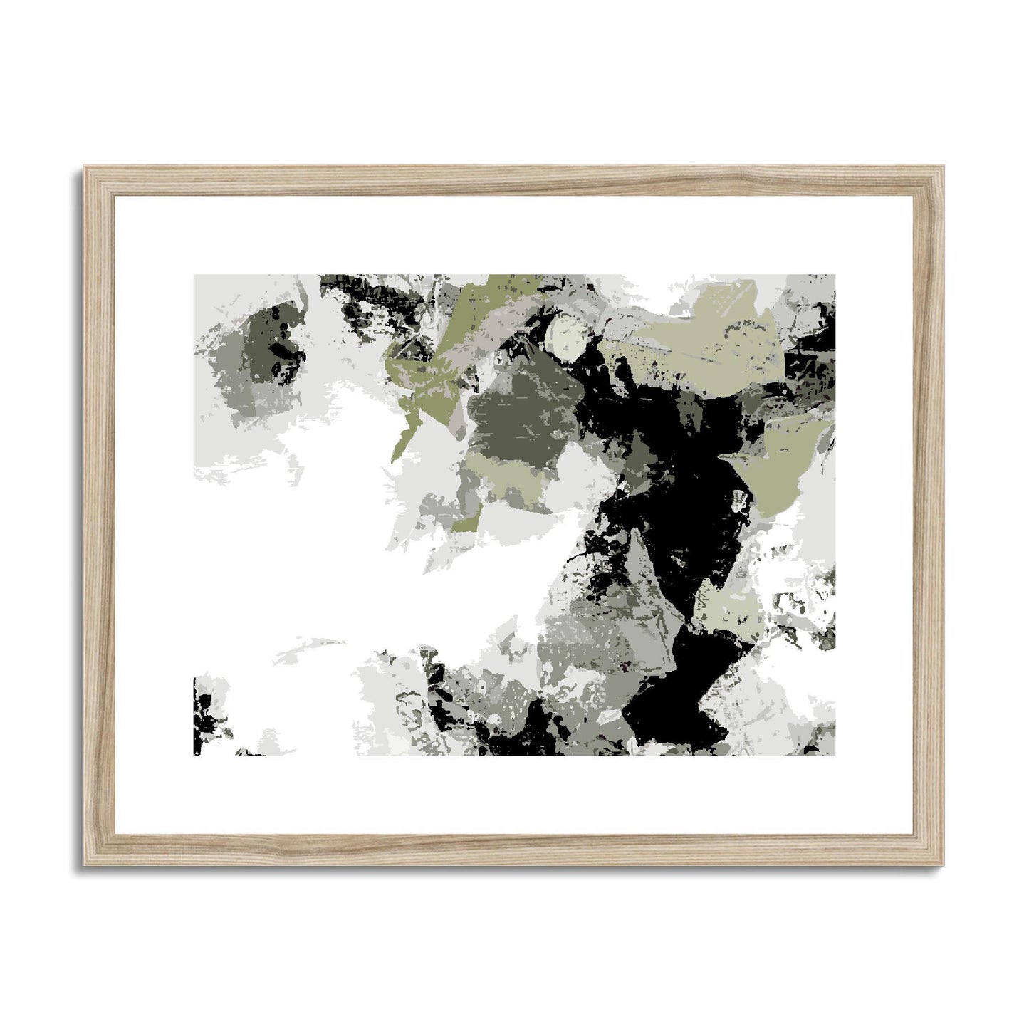 Framed Graphic Art Print, fph-1240-7692, 20"x16", Natural Frame