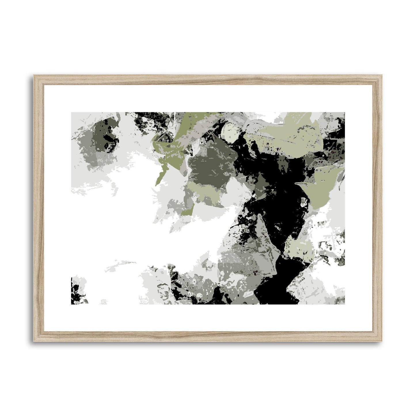 Framed Graphic Art Print, fph-1240-7692, 24"x18", Natural Frame