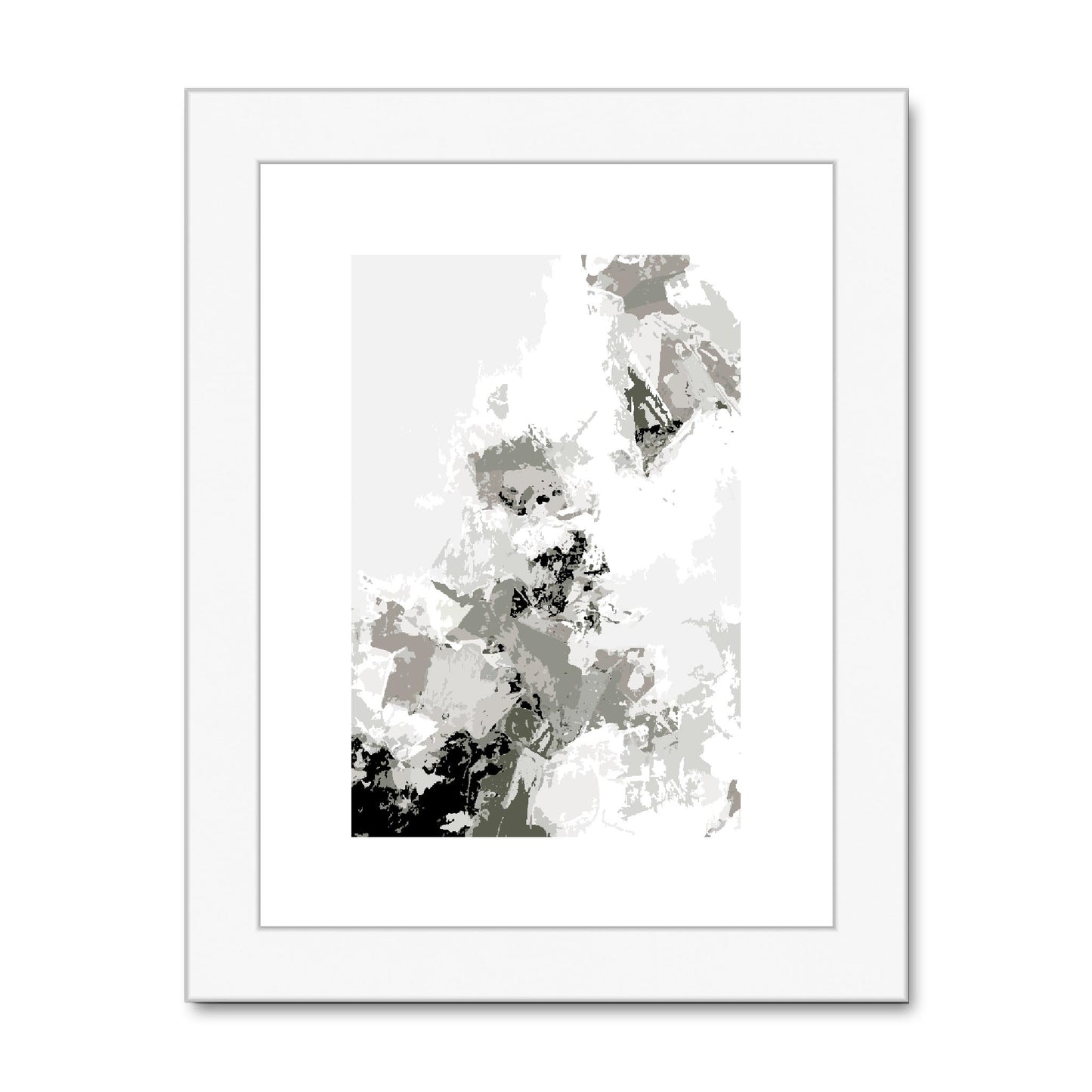 Framed Graphic Art Print, fpv-1240-7694, 6"x8", White Frame