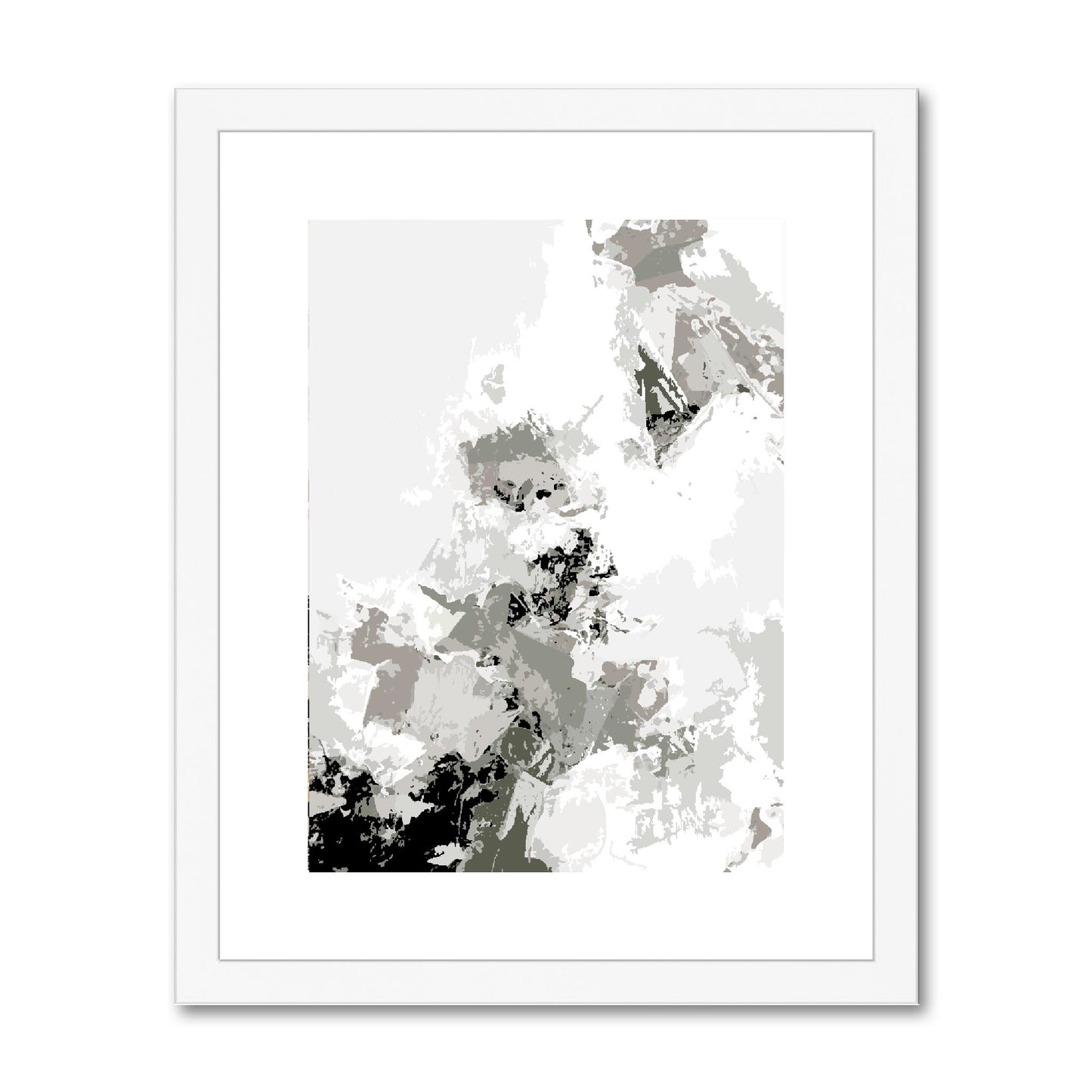 Framed Graphic Art Print, fpv-1240-7694, 11"x14", White Frame