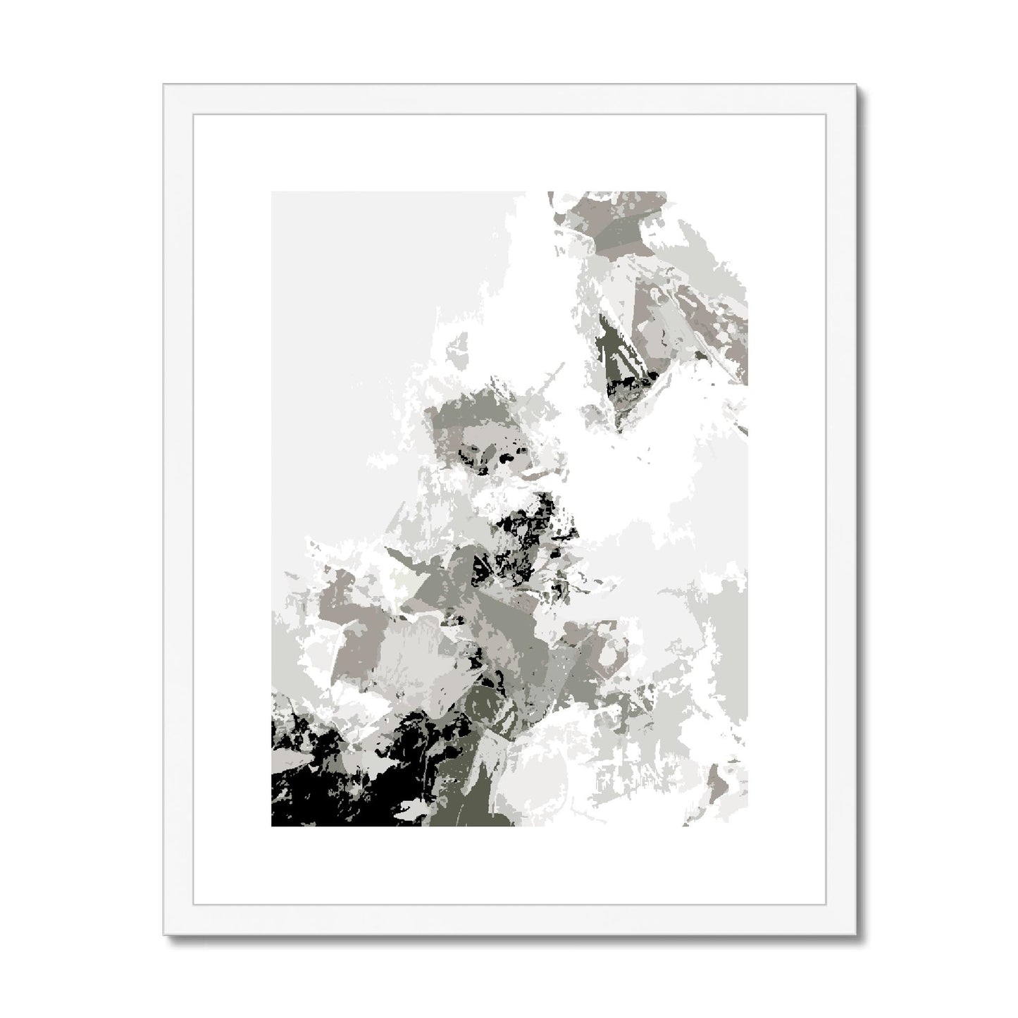 Framed Graphic Art Print, fpv-1240-7694, 16"x20", White Frame