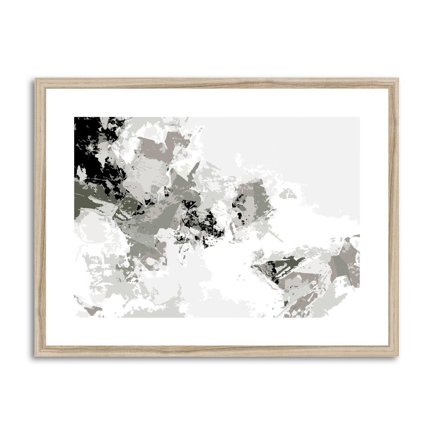 Framed Graphic Art Print, fph-1240-7694, 24"x18", Natural Frame