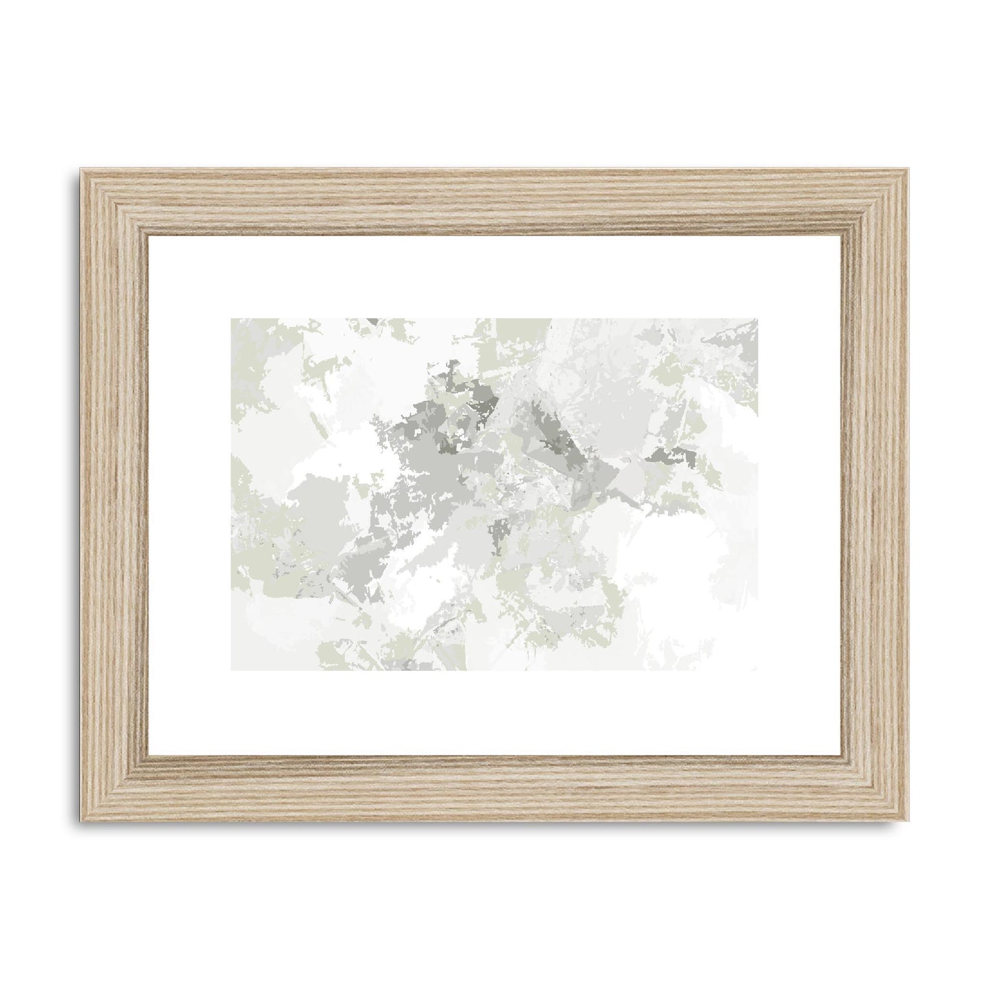 Framed Graphic Art Print, fph-1240-7698, 8"x6", Natural Frame