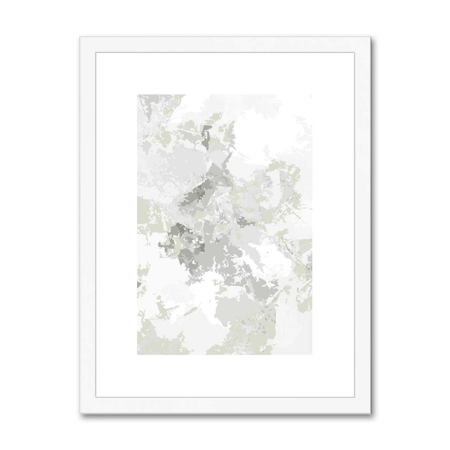 Framed Graphic Art Print, fpv-1240-7698, 12"x16", White Frame