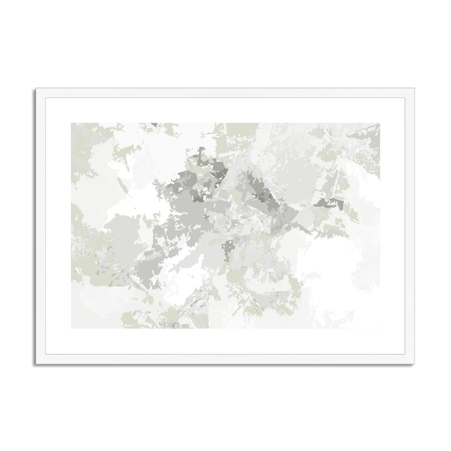 Framed Graphic Art Print, fph-1240-7698, 28"x20", White Frame