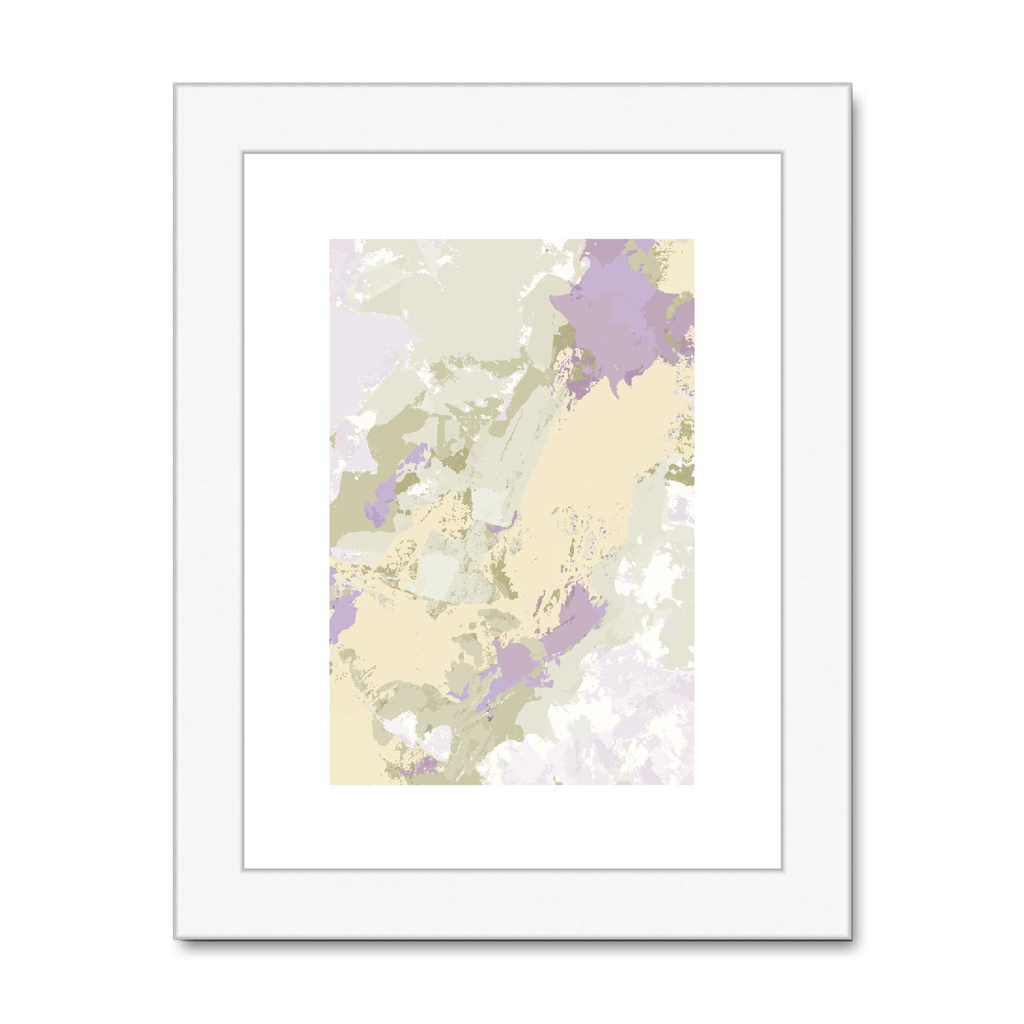 Framed Graphic Art Print, fpv-1250-7688, 6"x8", White Frame