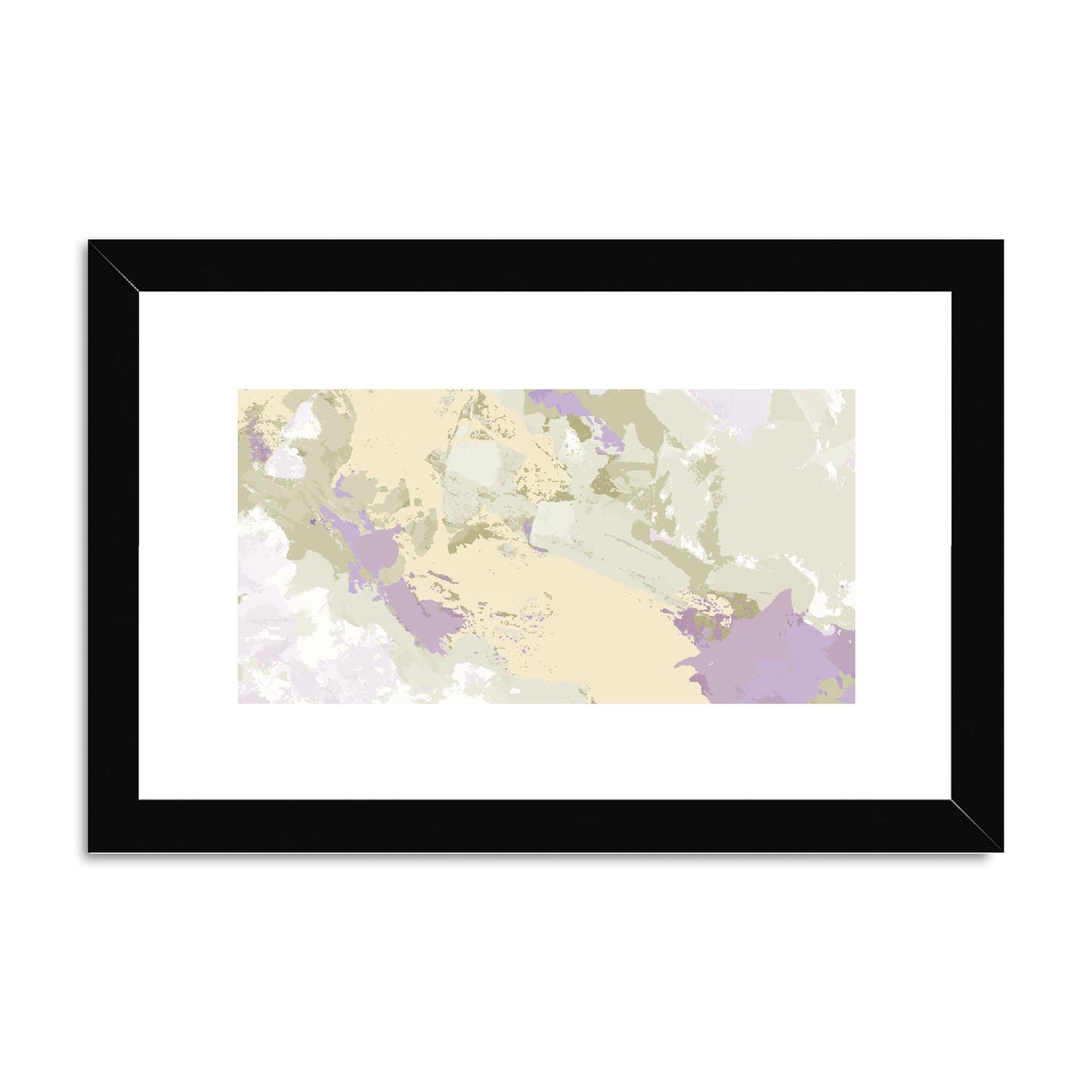 Framed Graphic Art Print, fph-1250-7688, 12"x8", Black Frame