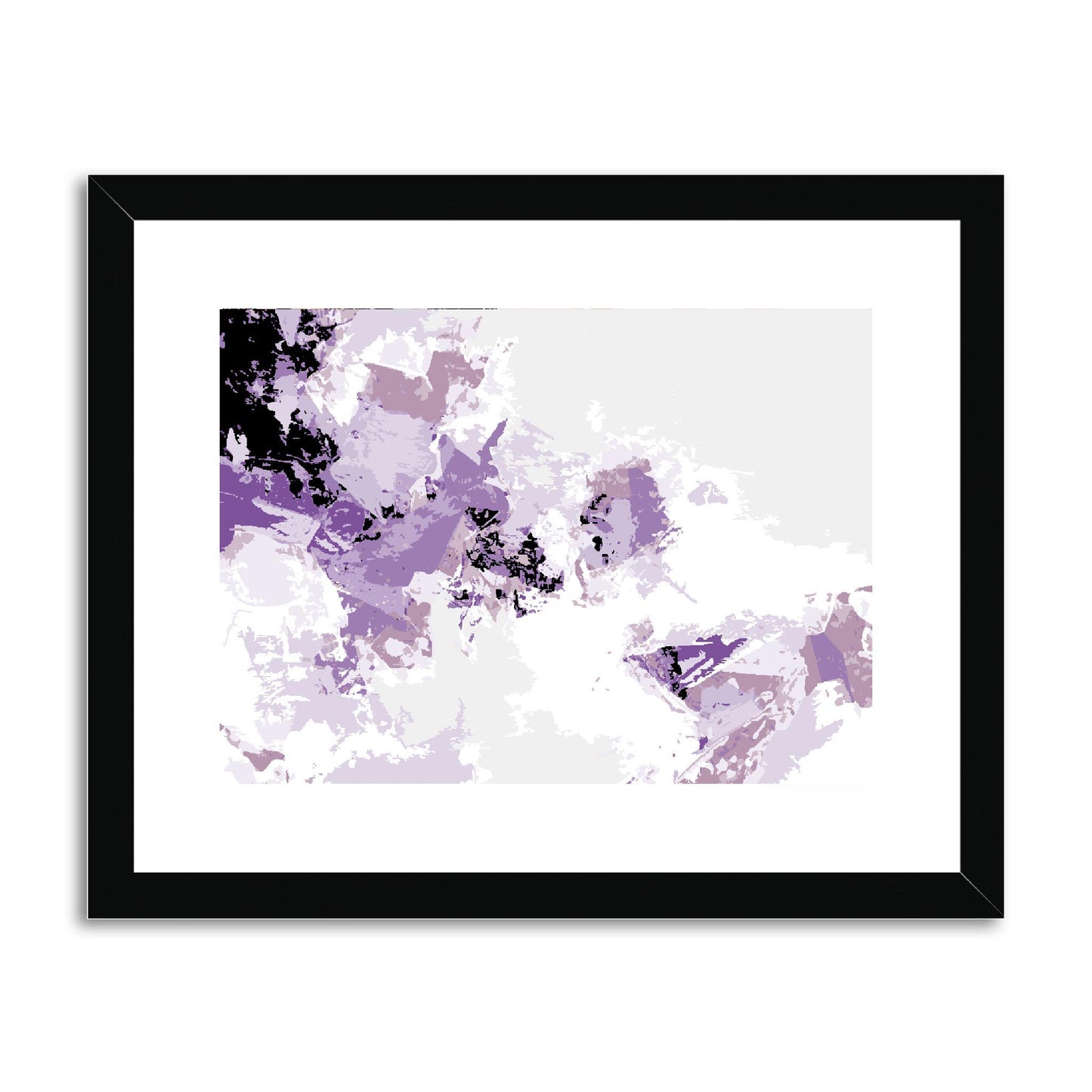 Framed Graphic Art Print, fph-1250-7694, 14"x11", Black Frame