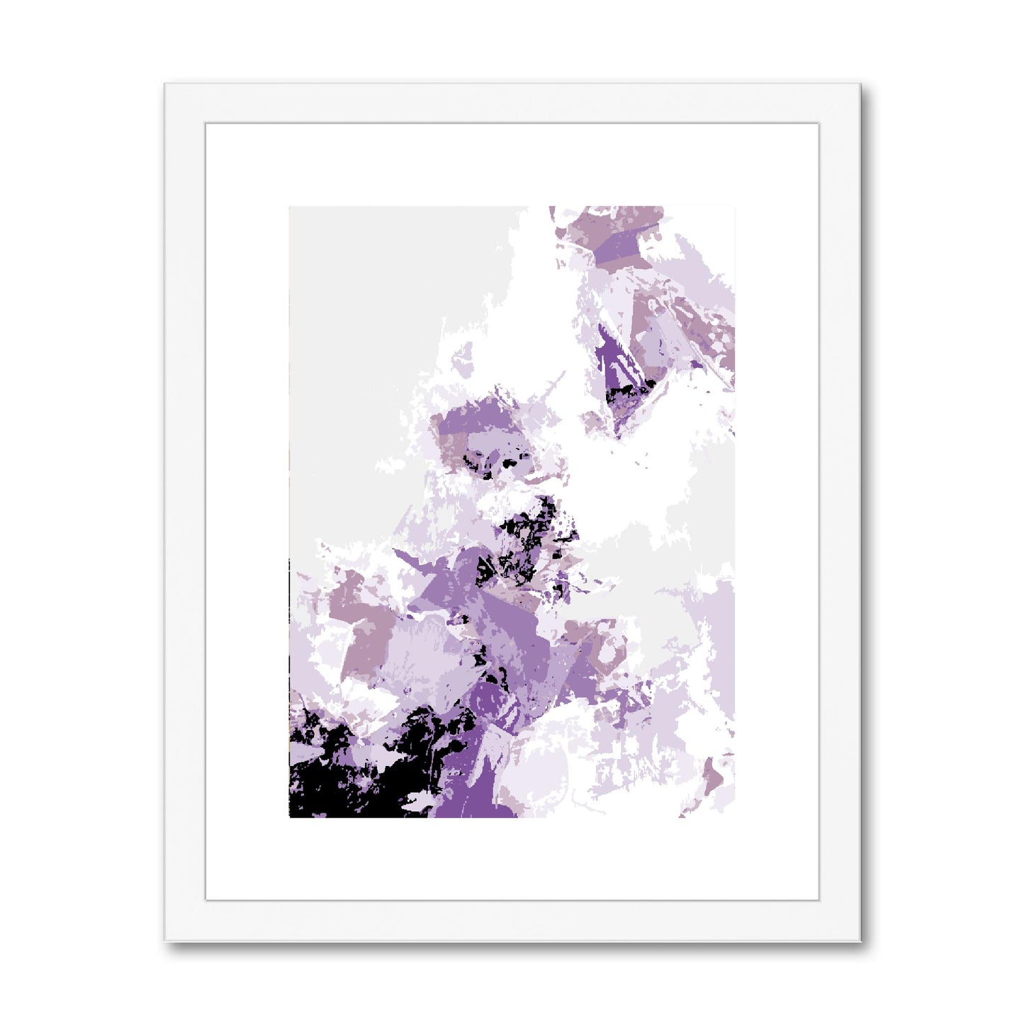 Framed Graphic Art Print, fpv-1250-7694, 11"x14", White Frame
