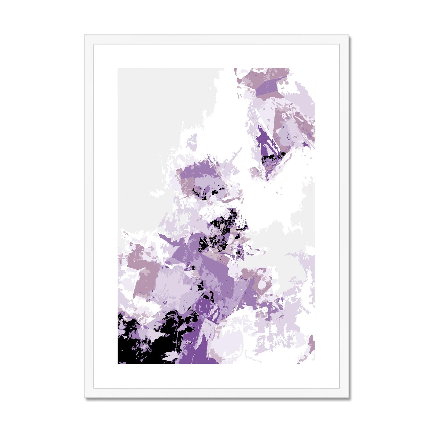 Framed Graphic Art Print, fpv-1250-7694, 20"x28", White Frame