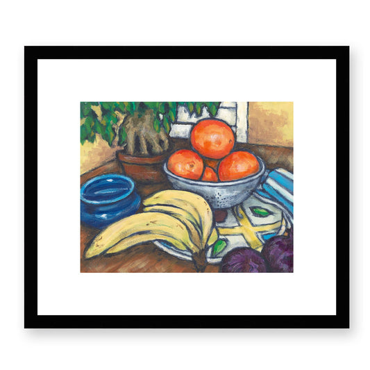 Framed Fine Art Print, White Mat - 14x12 inches | Still Life in Acrylic, FPH-1000-1102, Prints, Fine art, Black Frame, 36 x 30 cm, 14 x 12 inches