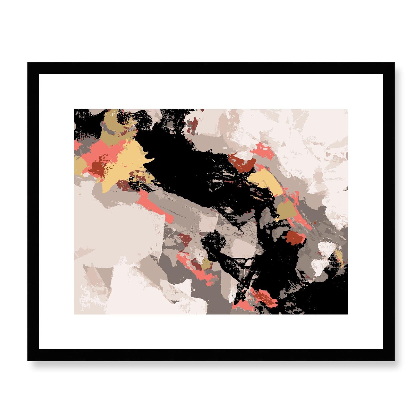 Framed Graphic Art Print, White Mat - 12x10 16x13 20x16 28x22 inches | FPH-1130-7688, Prints, Graphic art, Black Frame, 51 x 41 cm ,20 x 16 inches