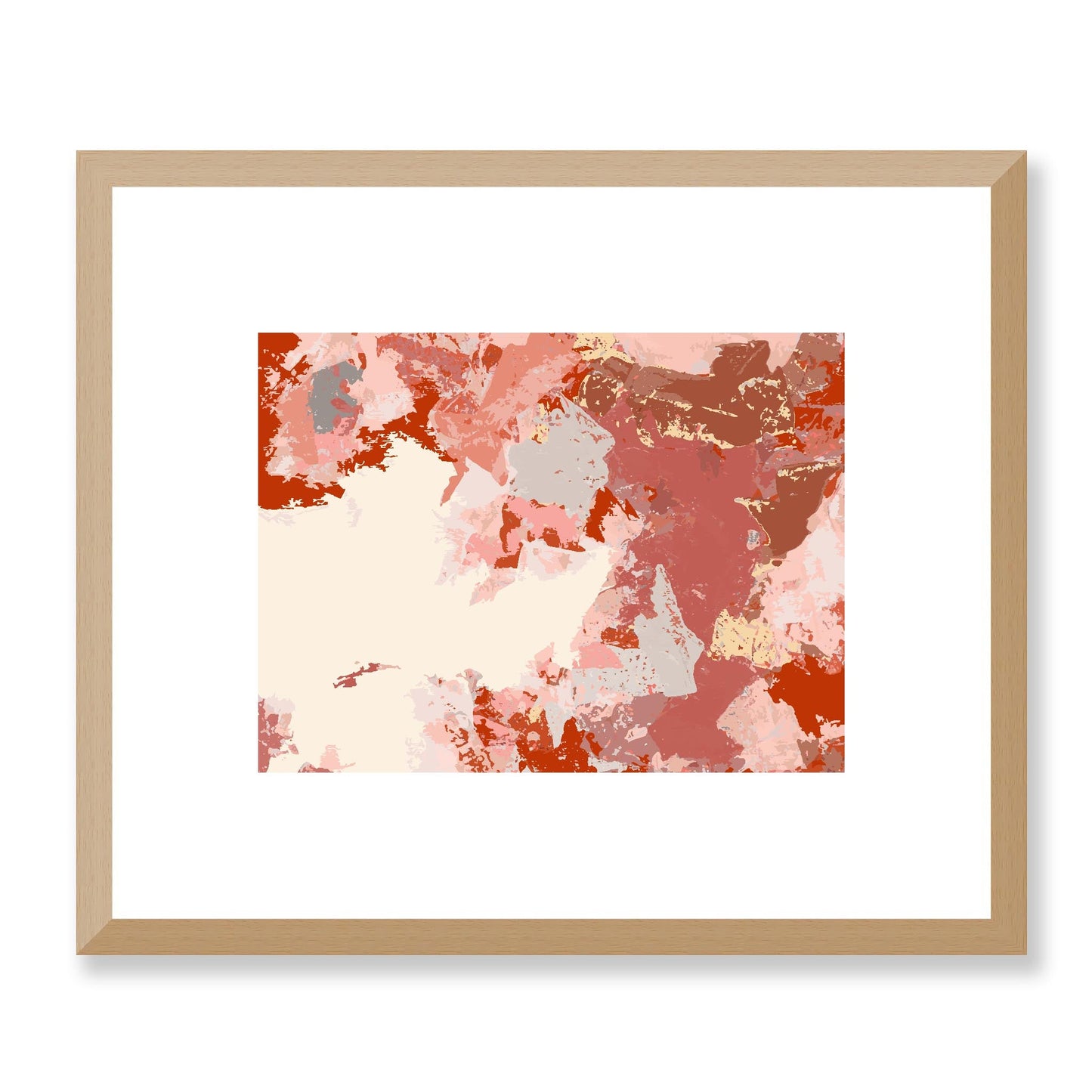 Framed Graphic Art Print, White Mat - 12x10 16x13 20x16 28x22 inches | FPH-1130-7692, Prints, Graphic art, Natural Frame, 30 x 25 cm ,12 x 10 inches