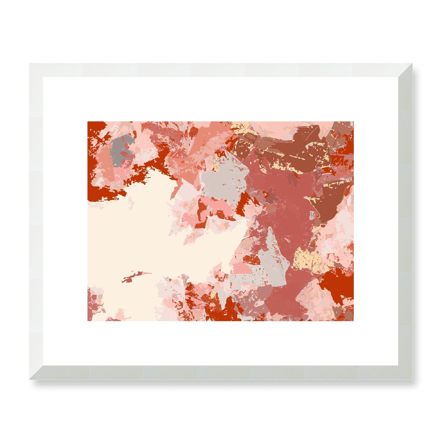 Framed Graphic Art Print, White Mat - 12x10 16x13 20x16 28x22 inches | FPH-1130-7692, Prints, Graphic art, White Frame, 41 x 33 cm ,16 x 13 inches