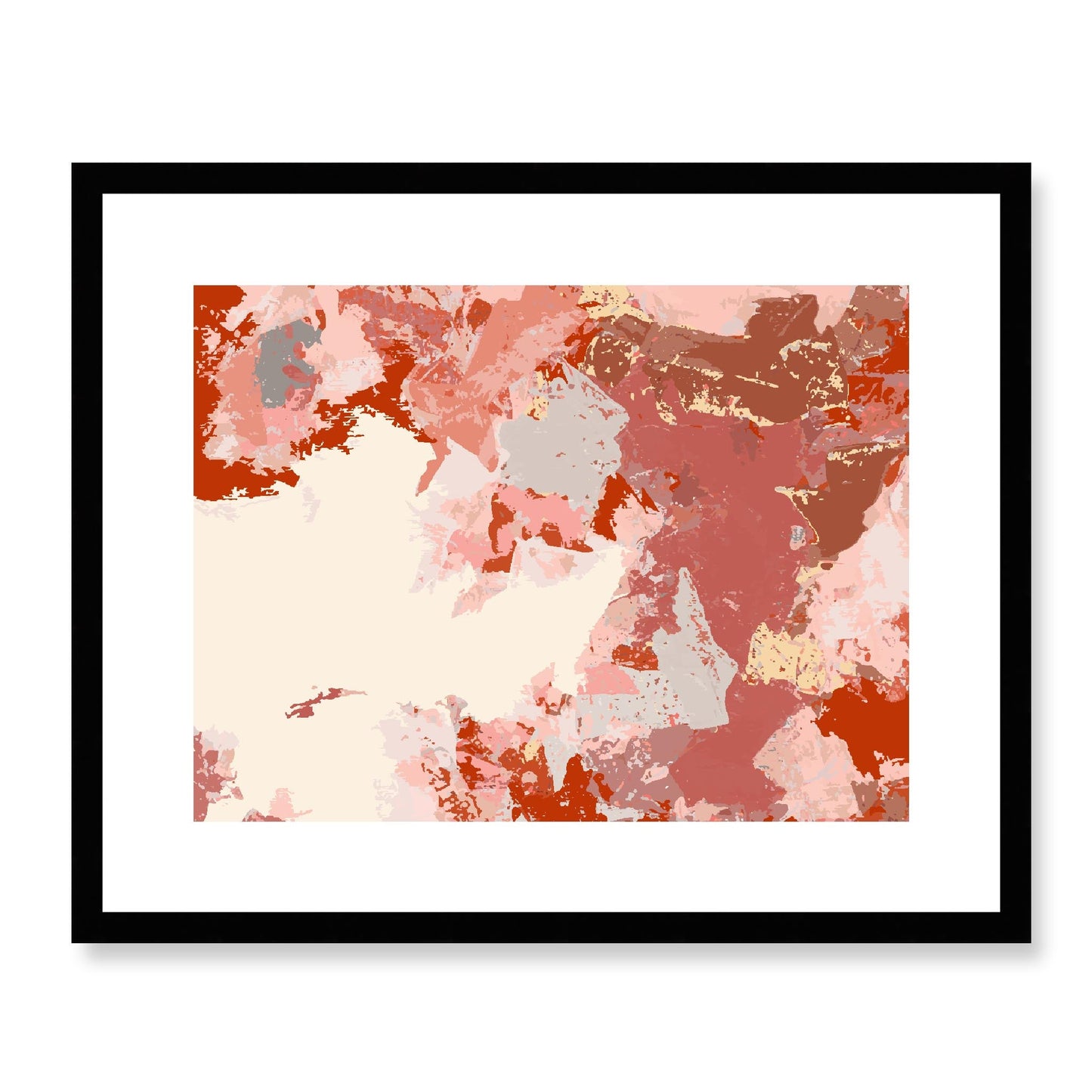 Framed Graphic Art Print, White Mat - 12x10 16x13 20x16 28x22 inches | FPH-1130-7692, Prints, Graphic art, Black Frame, 51 x 41 cm ,20 x 16 inches