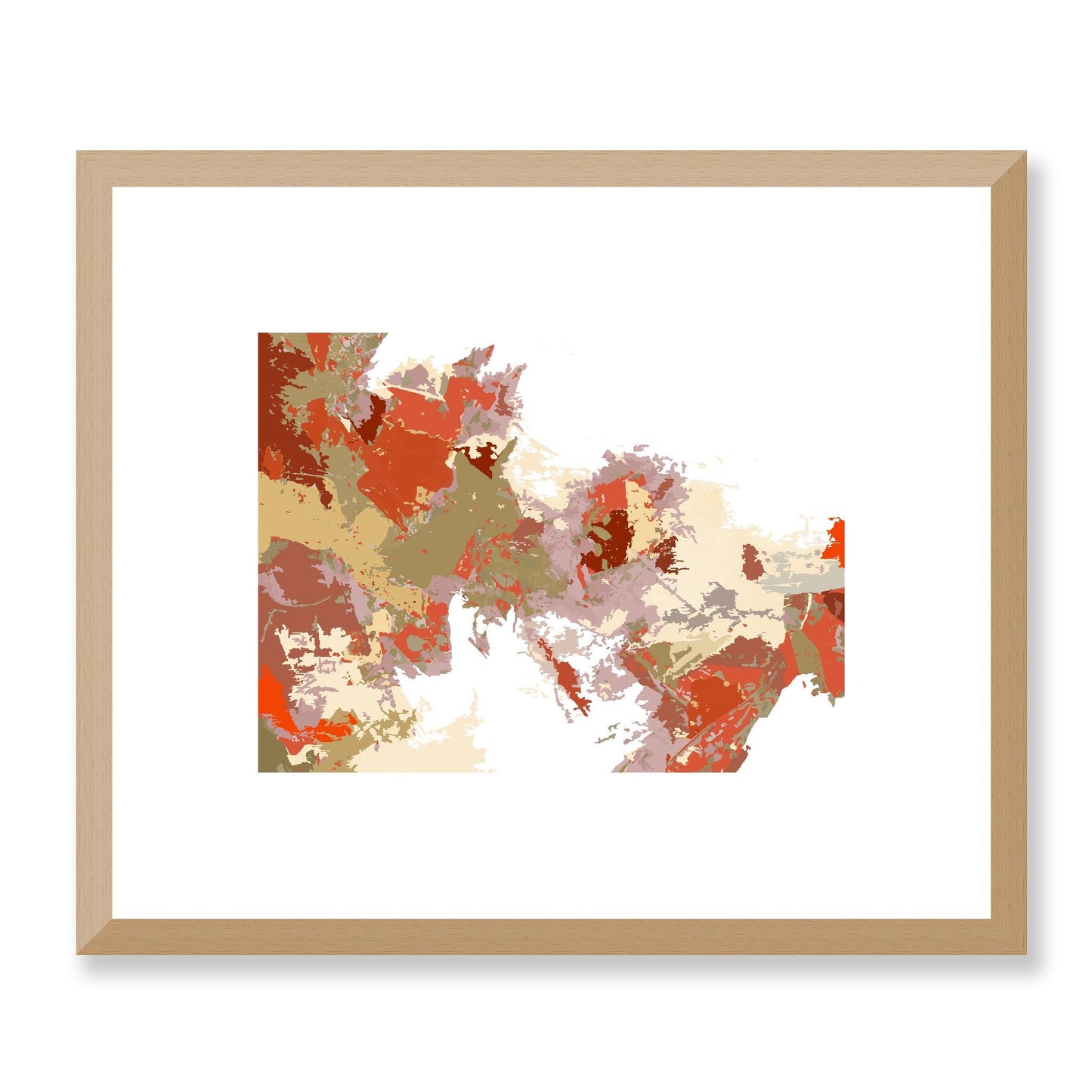 Framed Graphic Art Print, White Mat - 12x10 16x13 20x16 28x22 inches | FPH-1130-7694, Prints, Graphic art, Natural Frame, 30 x 25 cm ,12 x 10 inches