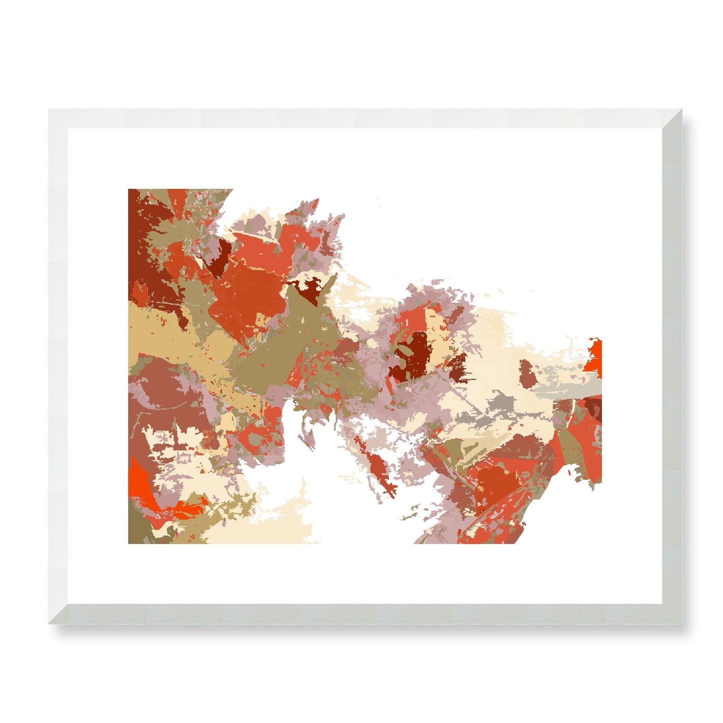 Framed Graphic Art Print, White Mat - 12x10 16x13 20x16 28x22 inches | FPH-1130-7694, Prints, Graphic art, White Frame, 51 x 41 cm ,20 x 16 inches