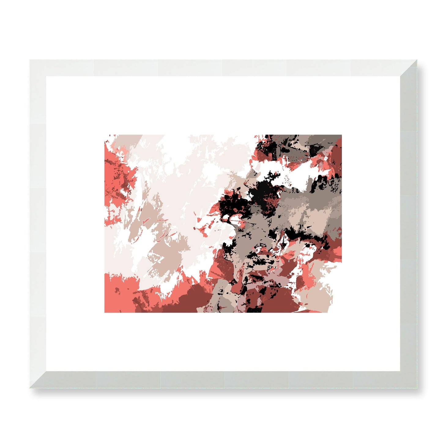 Framed Graphic Art Print, White Mat - 12x10 16x13 20x16 28x22 inches | FPH-1130-7696, Prints, Graphic art, White Frame, 30 x 25 cm ,12 x 10 inches