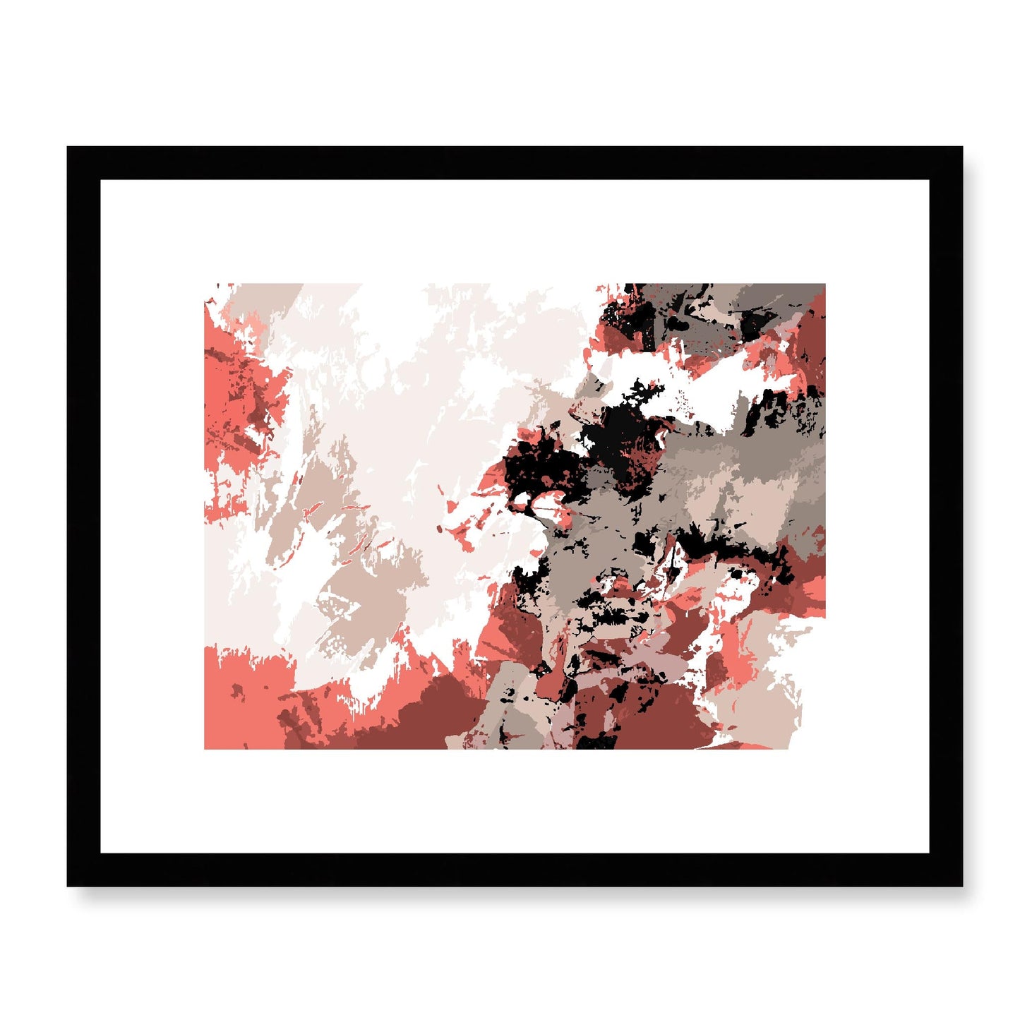 Framed Graphic Art Print, White Mat - 12x10 16x13 20x16 28x22 inches | FPH-1130-7696, Prints, Graphic art, Black Frame, 41 x 33 cm ,16 x 13 inches
