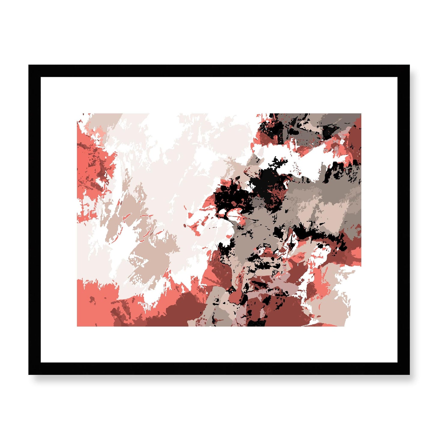 Framed Graphic Art Print, White Mat - 12x10 16x13 20x16 28x22 inches | FPH-1130-7696, Prints, Graphic art, Black Frame, 51 x 41 cm ,20 x 16 inches